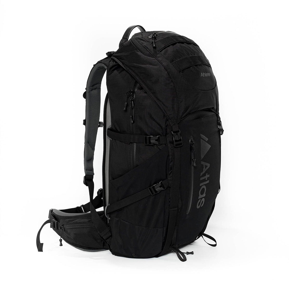 Atlas Athlete Medium Backpack for Men & Women - Durable Waterproof Laptop Backpack with USB Charging Port - Perfect for Work, Travel, Gym & Outdoor Adventures (Black)