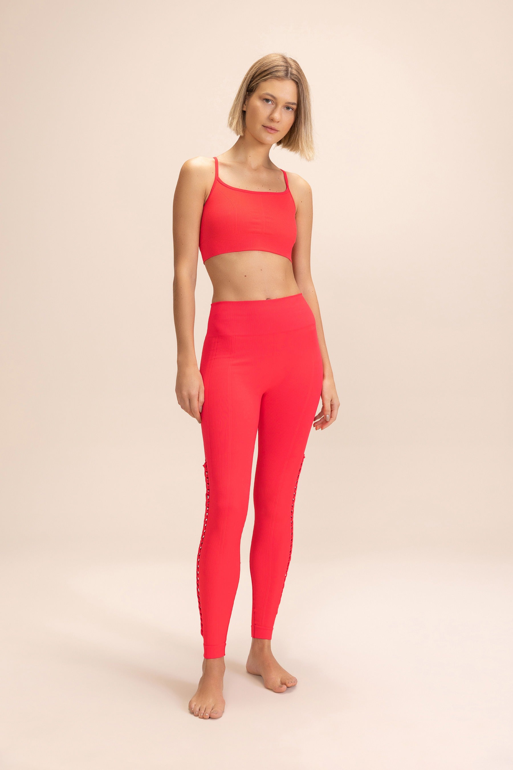 High Waist Seamless Leggings for Women - Comfortable & Stretchy Yoga Pants - Perfect for Workouts, Running, and Lounge Wear