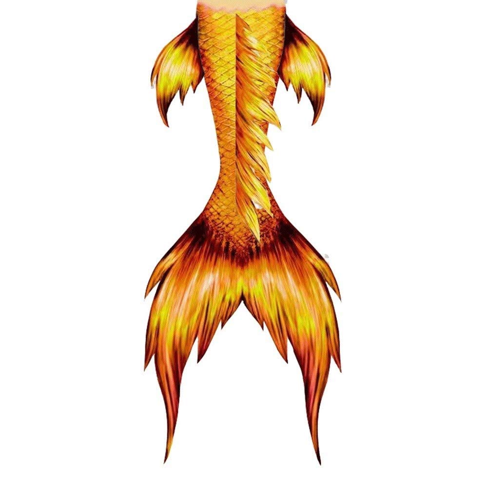 YLYWCG Swimmable Mermaid Tail & Monofin for Kids - Girls Swimwear, Cosplay Costume, Customized Gift (Style A, Size L) - Perfect for Pool Parties, Beach Vacations & Underwater Photography