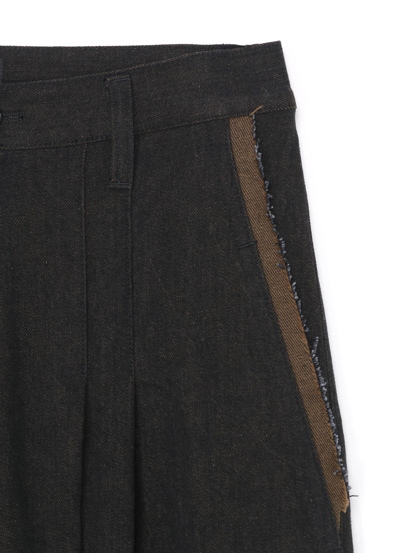 10oz Denim Double Pleated Wide Leg Pants for Women - High Waisted Comfortable Trousers for Casual Wear, Office & Street Style Fashion