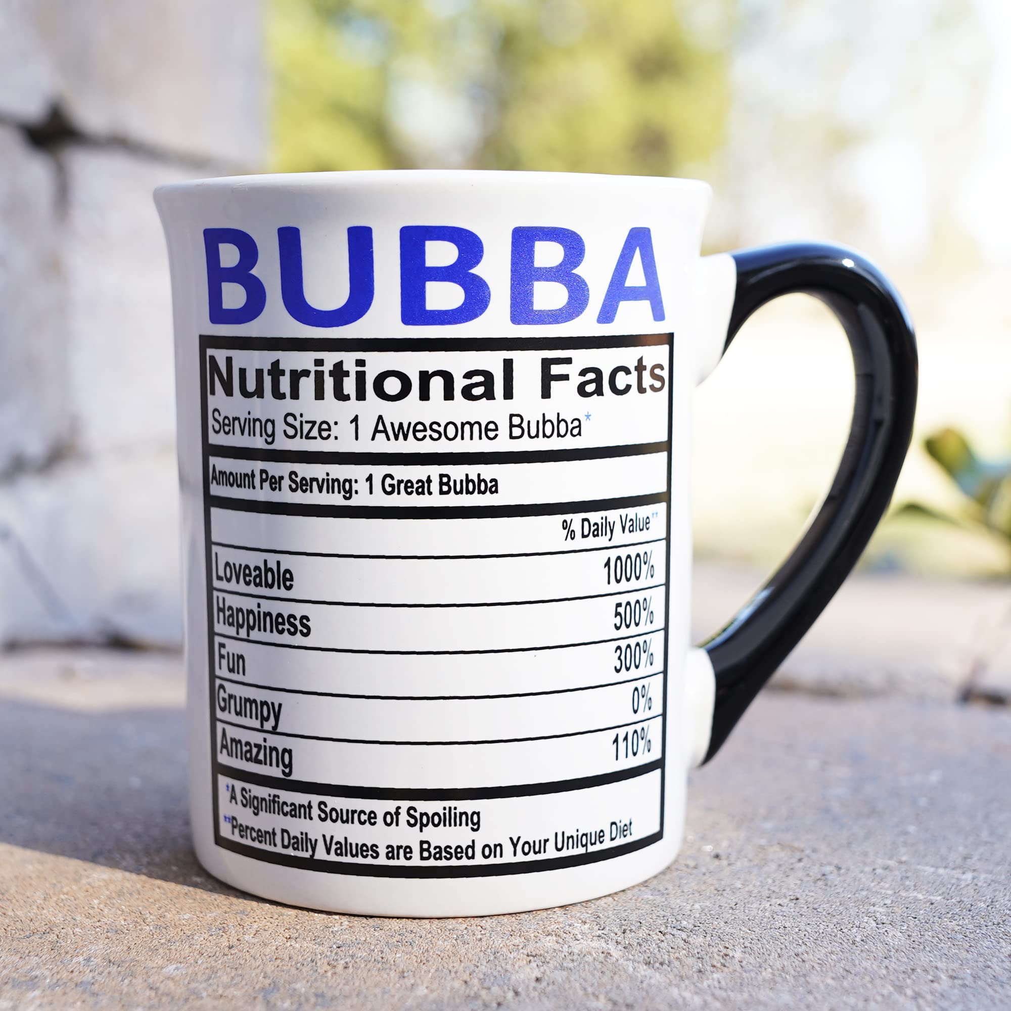 Bubba Cup 16oz Ceramic Coffee Mug - Insulated Travel Mug for Hot & Cold Drinks, Perfect Gift for Men, Dad, Grandpa - Ideal for Home, Office & Outdoor Use