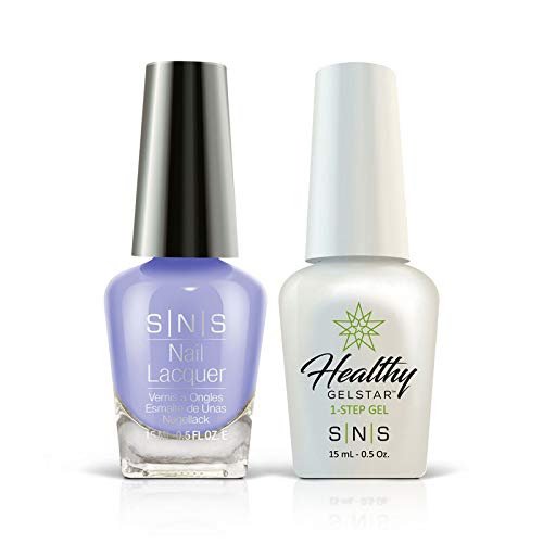 SNS Nails Duo Set - Nail Polish & UV Gel Kit #BP25 | Long-Lasting Manicure for Home & Salon Use