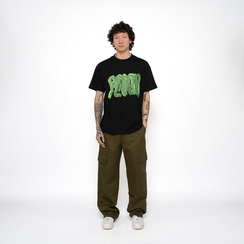 Flaneur Artist Graphic T-Shirt for Men & Women - Black Cotton Tee - Perfect for Casual Wear, Street Style & Urban Fashion