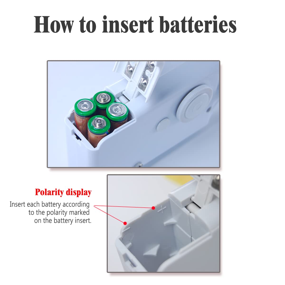 Portable Mini Sewing Machine Kit - Compact Handheld Sewing Machine with Needles, Scissors, Thimble & Tape Measure for Home, Travel, Emergency Repairs & DIY Projects