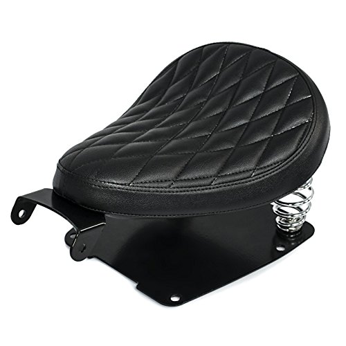 Harley Davidson Dyna Low Rider FXDL/I Solo Seat Kit KB09 with Barrel Springs - Compatible 1993-2017 Models | Perfect for Cruiser Motorcycle Riders & Custom Bike Builders