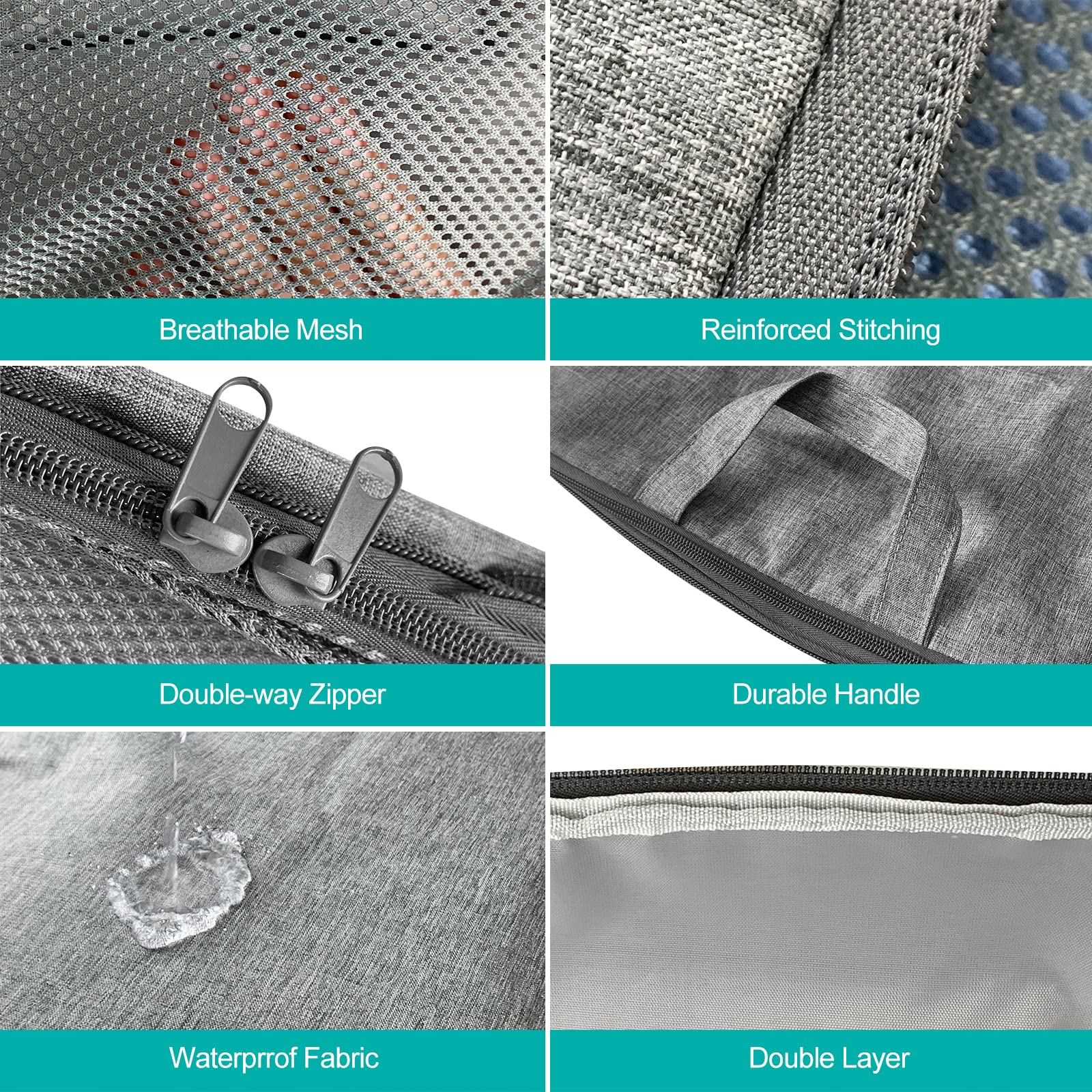 7-Piece Compression Packing Cubes Set for Travel – Organize Suitcases & Backpacks | Mesh Travel Organizer Bags for Efficient Packing | Perfect for Carry-On Luggage, Business Trips & Vacations