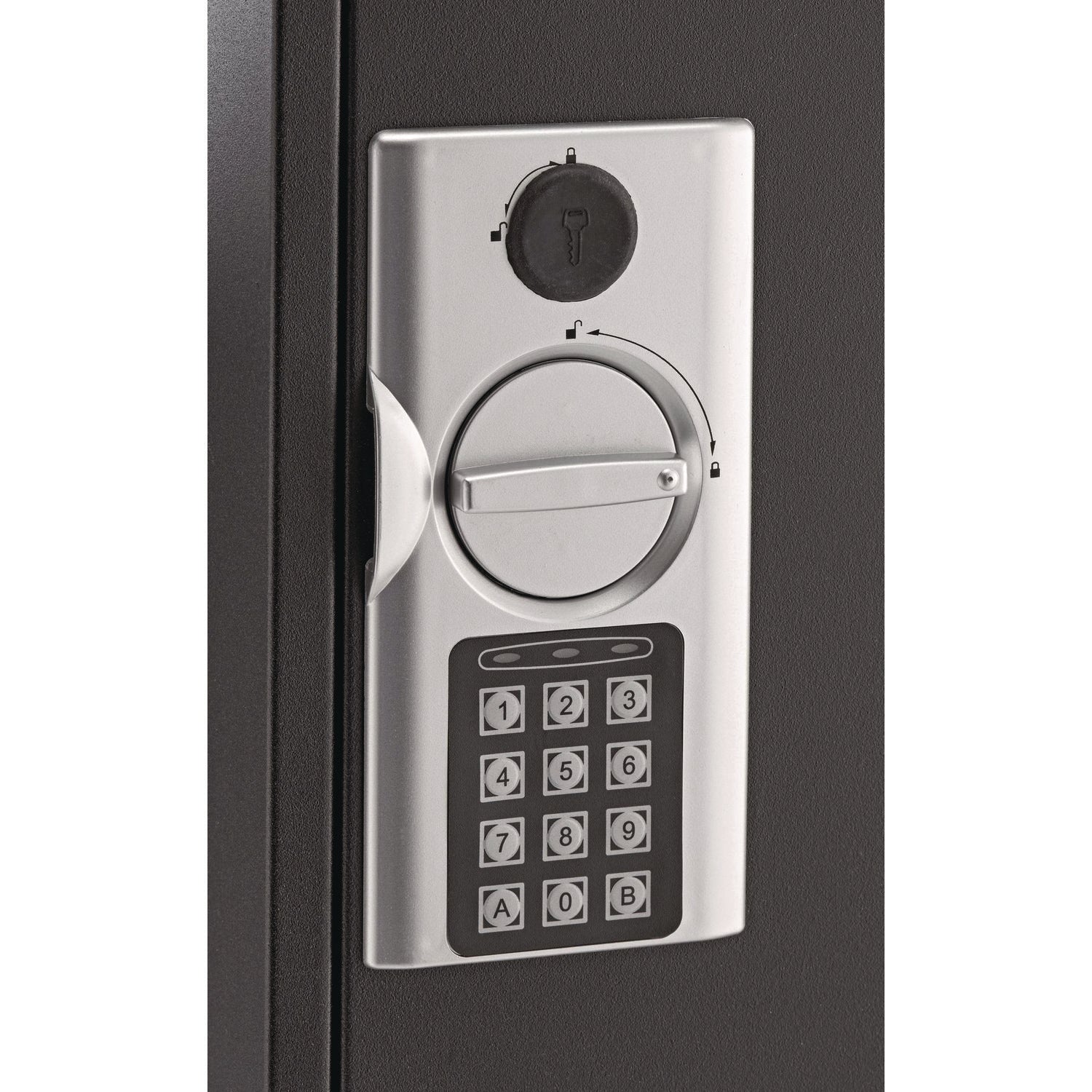 AdirOffice Steel Digital Lock Key Cabinet - 60 Key Capacity, 13