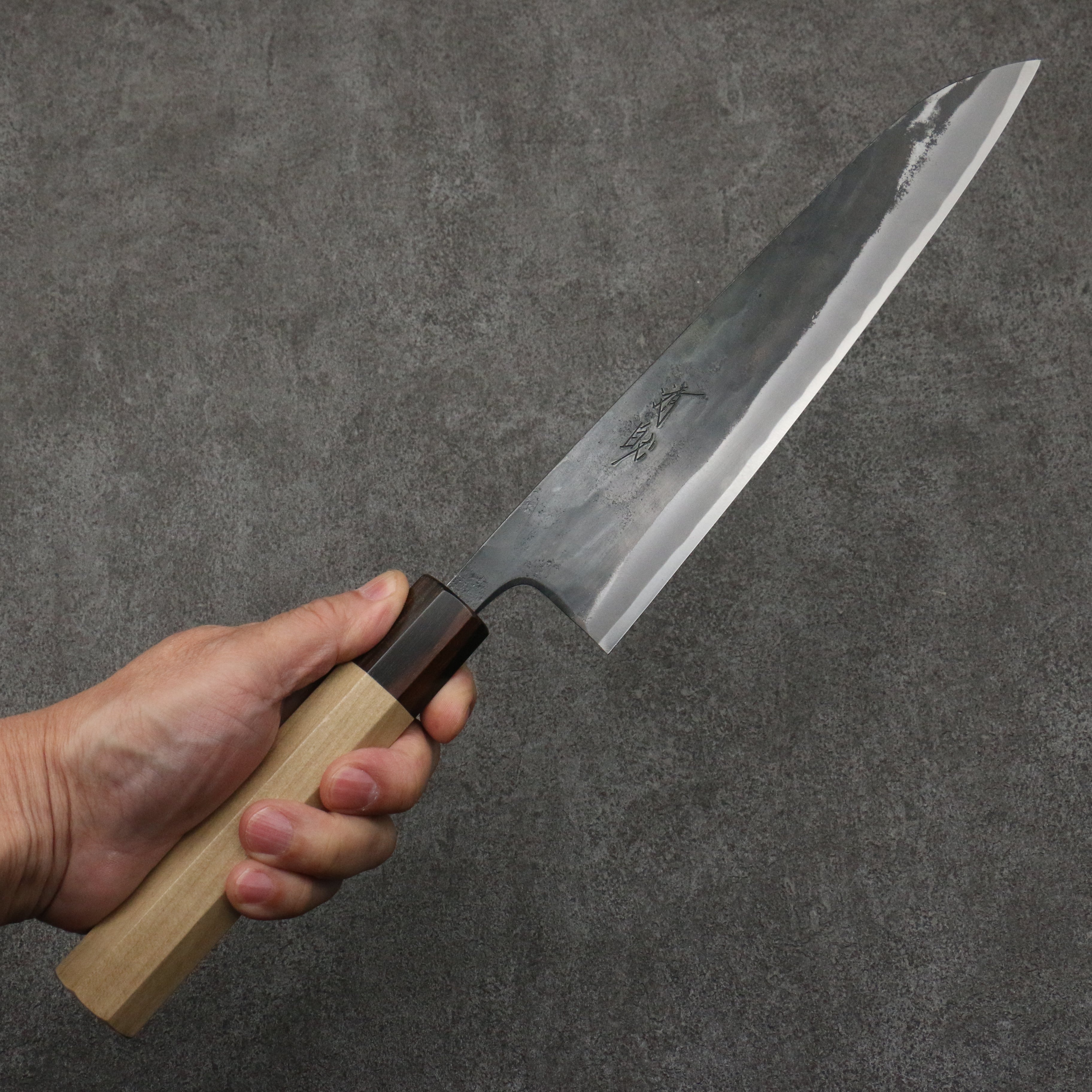 Premium Seisuke Blue Super Black Gyuto Japanese Chef Knife 240mm - High Carbon Steel Blade with Magnolia & Ebony Handle - Perfect for Sushi, Sashimi & Meat Cutting