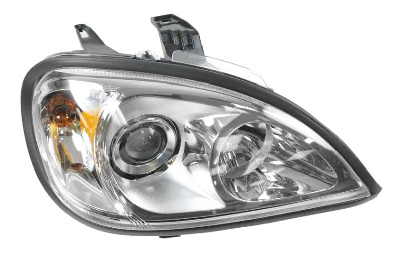 Freightliner Columbia Headlight Assembly Set - Driver & Passenger Side Replacement for 2000-2017 Models | Durable LED Headlights for Night Driving & Truck Safety