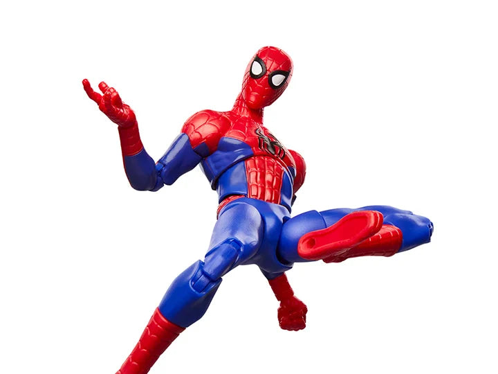 Marvel Legends Spider-Man: Across the Spider-Verse Peter Parker Action Figure - 6-Inch Collectible Toy for Fans & Collectors - Perfect for Display, Play, and Movie-Themed Decor