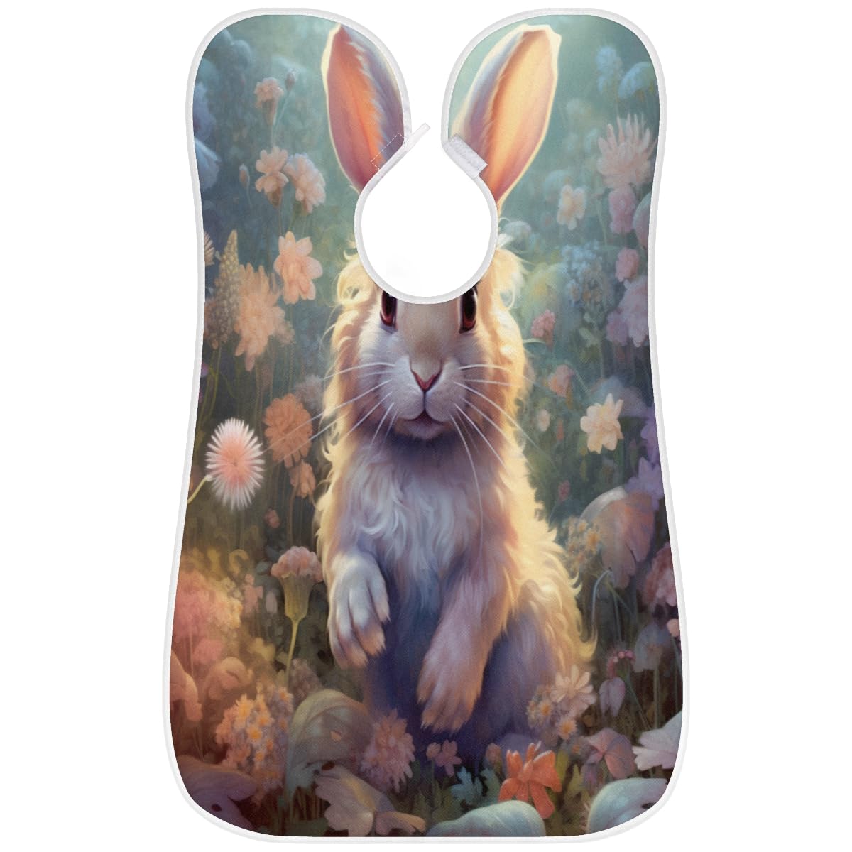 Stylish Rabbit Beard Shaving Bib for Men & Women - Waterproof Hair Dye Apron, Makeup Artist Cape & Barber Accessories - Perfect for Home Grooming, Salon Use & Sink Hair Cleanup - Great Gift for Beard Trimming & Haircut Lovers