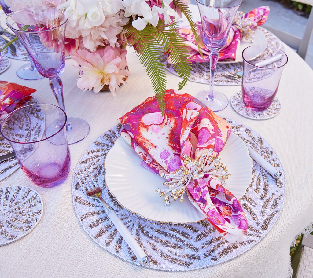 Elegant Fun Burst Napkin Rings Set of 4 - Perfect for Dinner Parties, Weddings & Holiday Table Decor