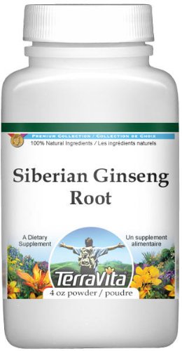 Eleuthero Root Powder 4 oz - Siberian Ginseng Supplement for Energy & Immunity Boost - Supports Stress Relief & Vitality - Perfect for Herbal Tea, Smoothies & Wellness Routines