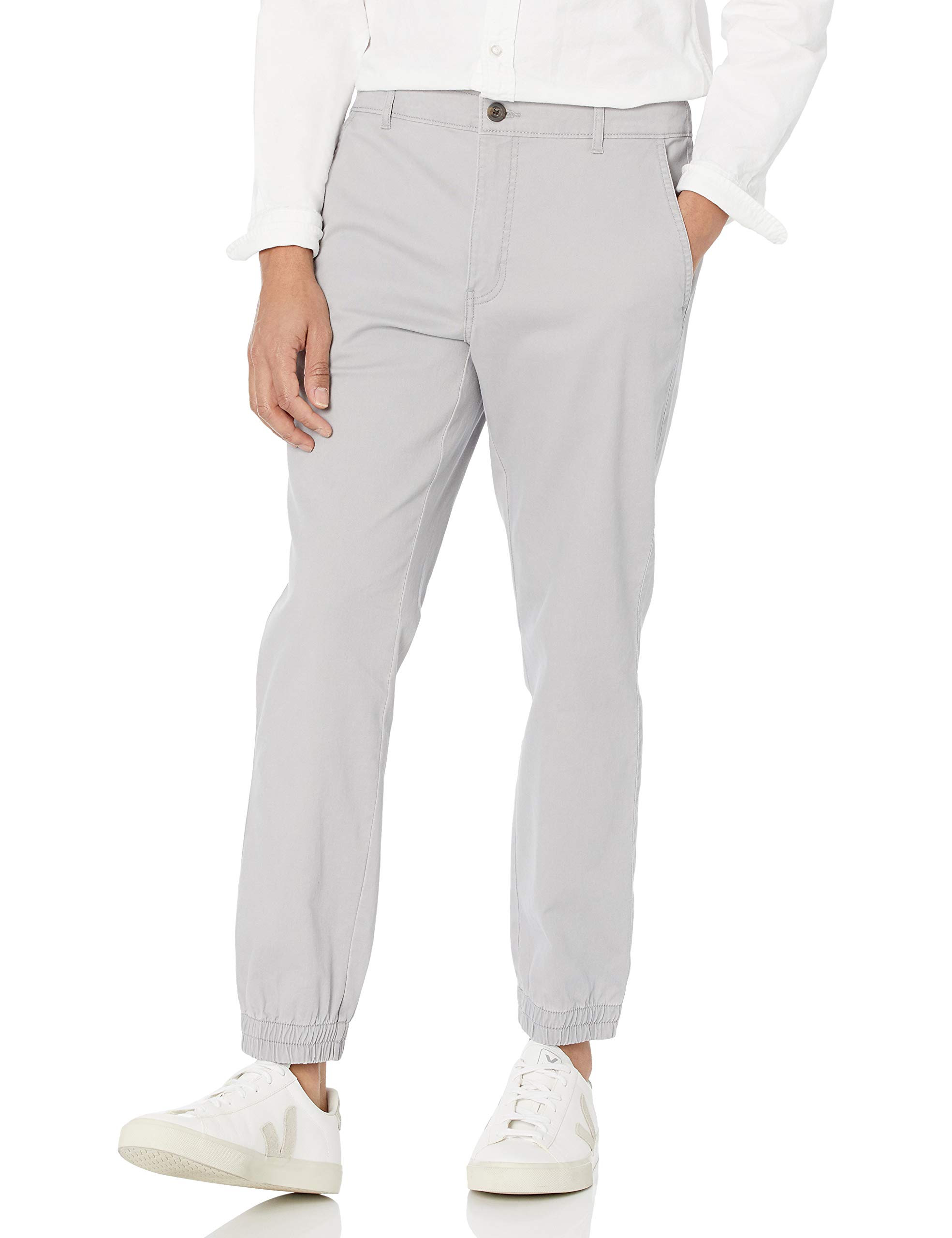 Amazon Essentials Men's Slim-Fit Cotton Joggers - Comfortable & Stylish Casual Pants for Lounge, Workout, and Everyday Wear