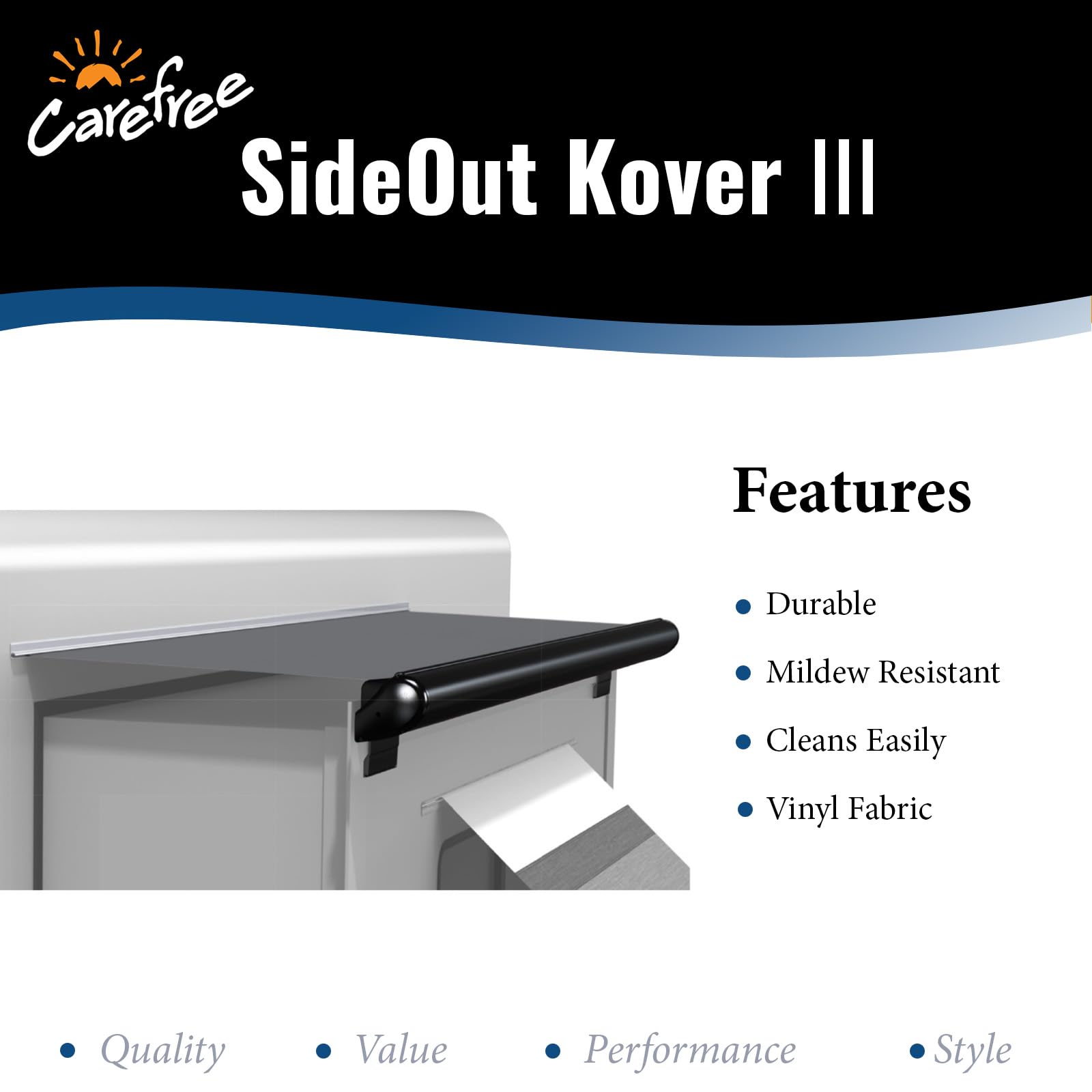 Universal RV Slideout Awning Replacement Fabric 200