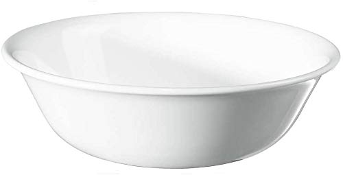 Corelle Vitrelle 38-Piece Dinnerware Set for 12 - Triple Layer Chip Resistant Glass Plates & Bowls - Lightweight Round Dishes in Winter Frost White - Perfect for Family Dinners, Entertaining Guests & Everyday Use