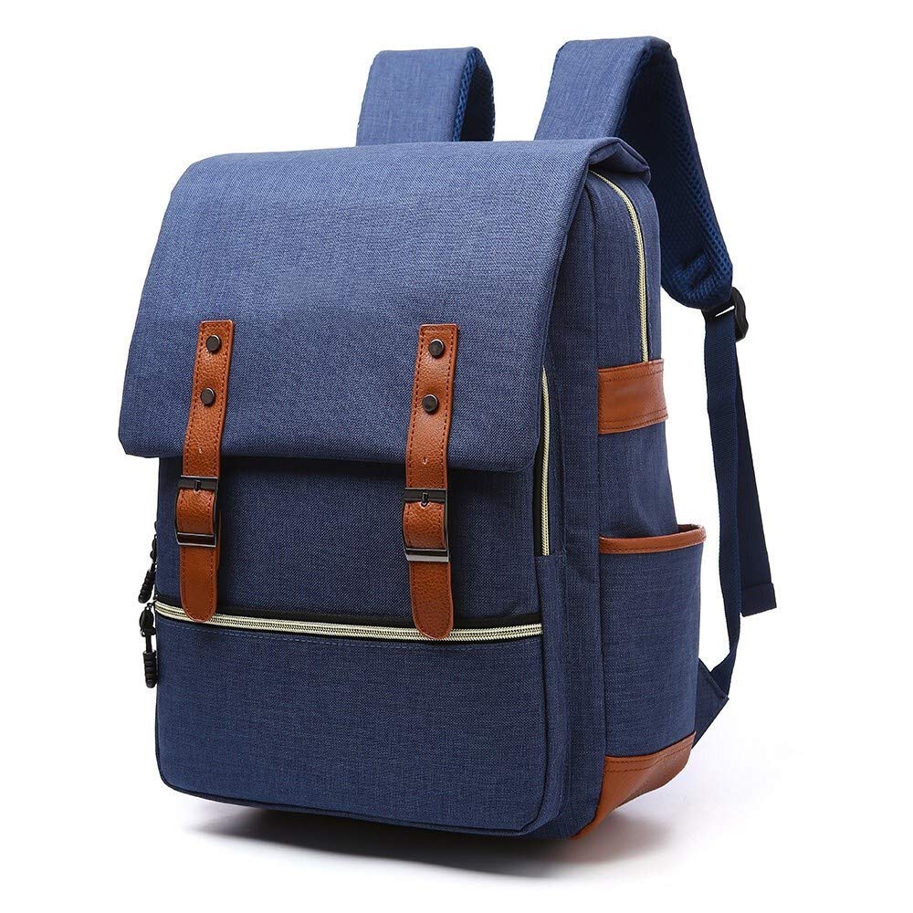 LUCIY Business Backpack for Men - Waterproof Laptop Backpack with USB Charging Port, Durable Travel Backpack for Work, School, College & Outdoor Activities (Hortel� Color) - Perfect for Office Commute, Campus Life & Weekend Adventures