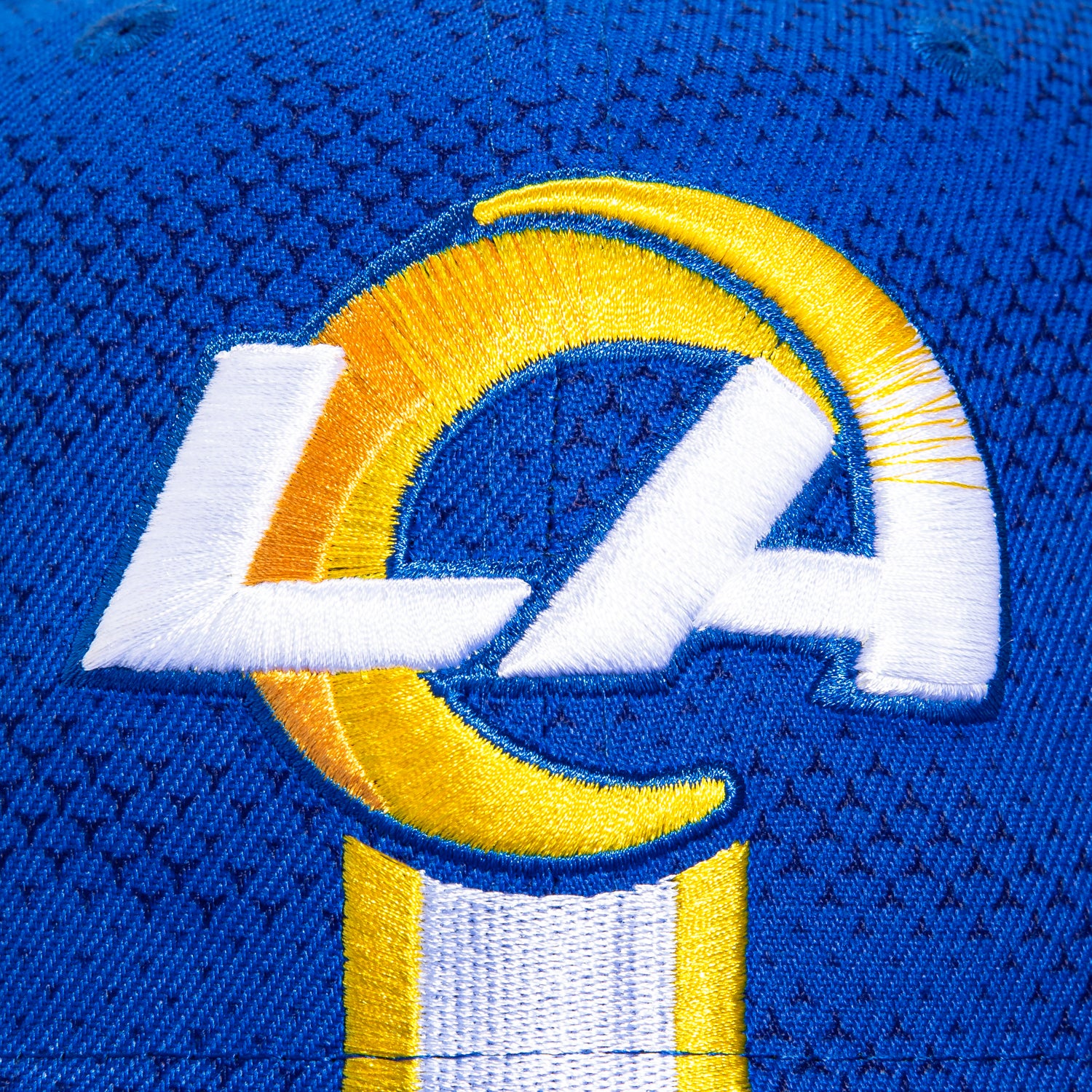 New Era 59Fifty 2024 Los Angeles Rams NFL Sideline Patch Snapback Hat - Royal Blue - Official NFL Licensed Cap for Football Games & Fan Gear