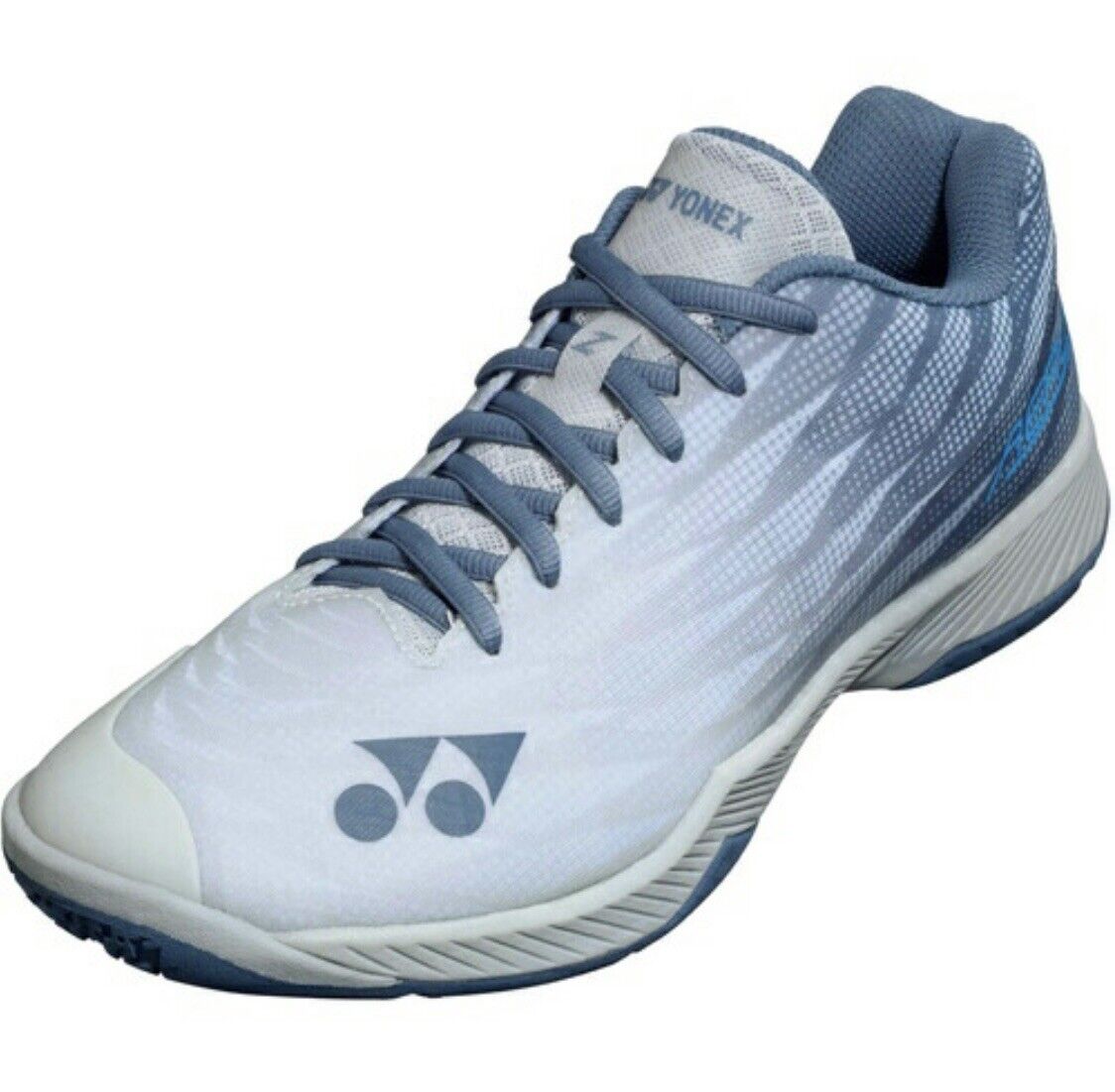 Yonex Aerus Z2 Men's Badminton Shoes - Lightweight Court Shoes for Indoor Sports in Blue Gray | Perfect for Badminton, Squash & Indoor Volleyball