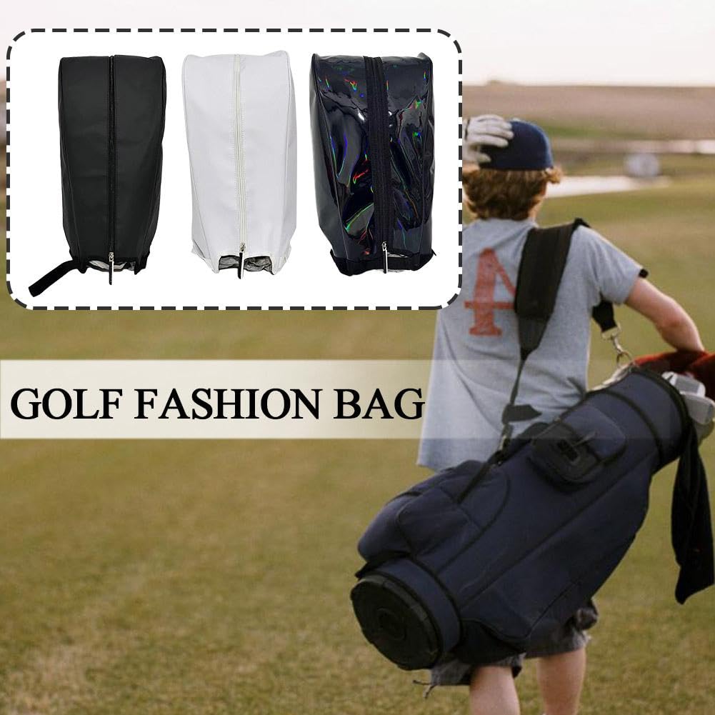 Waterproof Golf Bag Rain Cover with Zipper - Dustproof & Portable Hat Protector for Golf Clubs, Push Carts & Equipment - Ideal for Rainy Days & Outdoor Storage