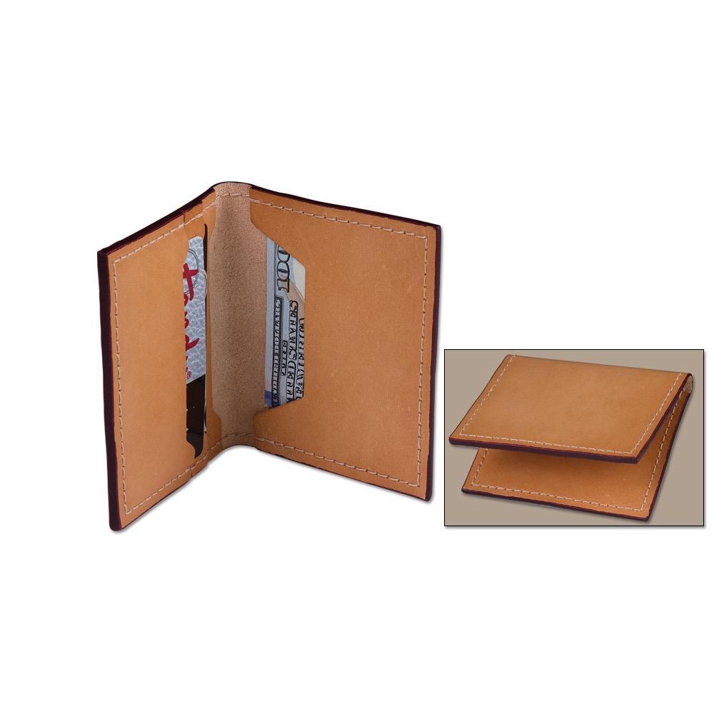 Classic Leather Card Wallet Kit - Slim RFID Blocking Minimalist Wallet for Men & Women | Perfect for Travel, Business & Everyday Use
