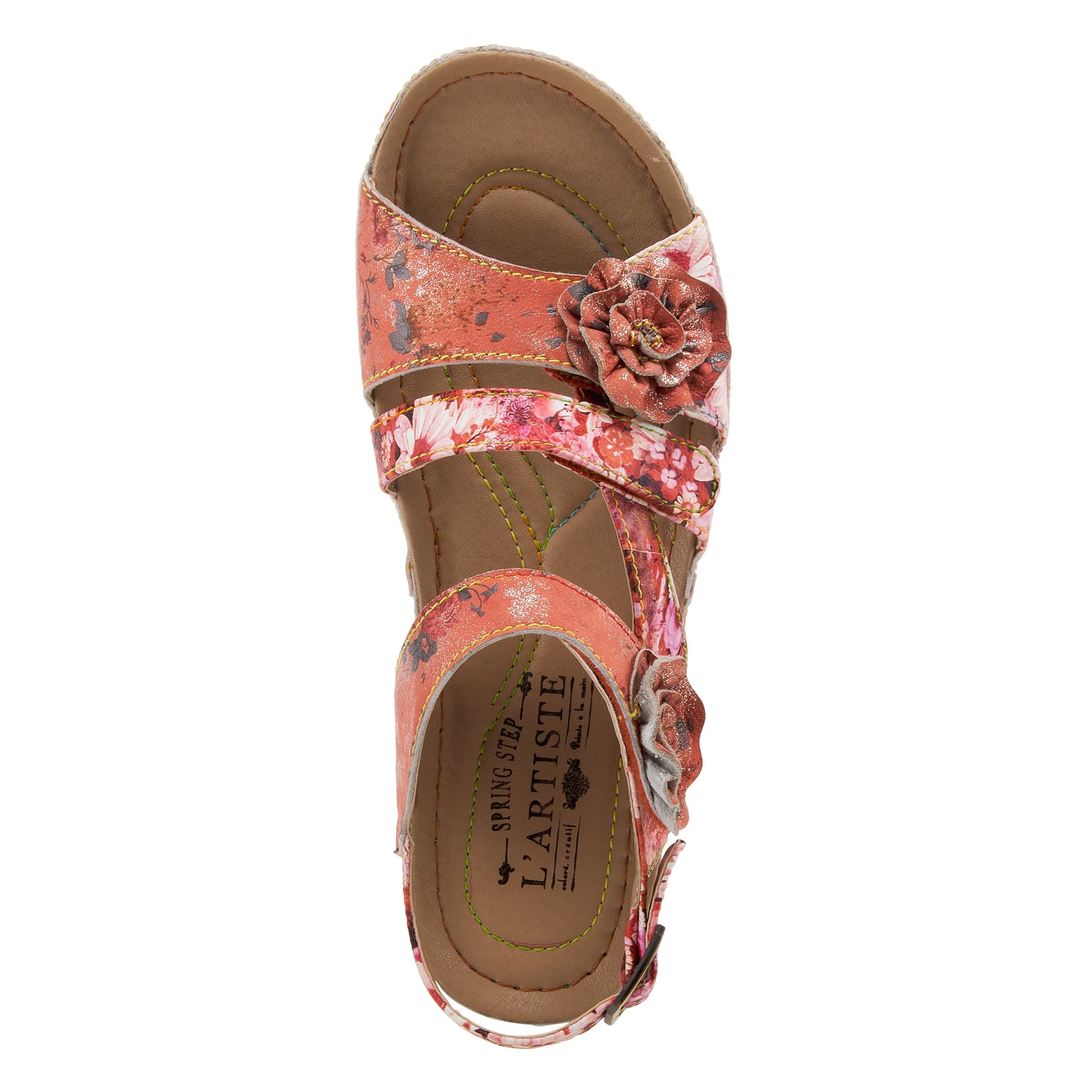 Spring Step L'Artiste Women's Joelina-Dazi Comfortable Ankle Strap Sandals - Perfect for Summer Outfits, Beach Vacations & Casual Wear
