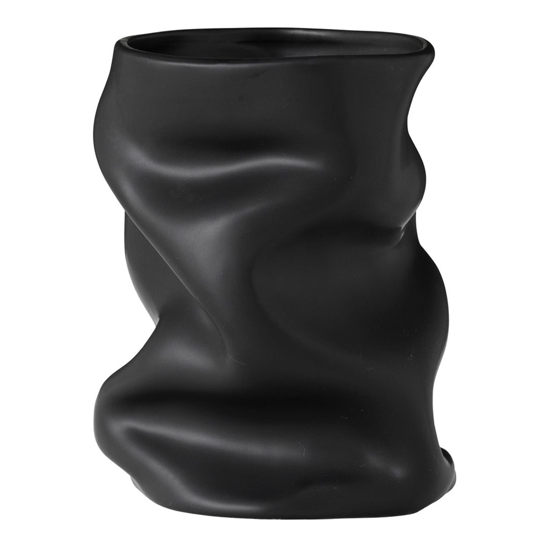 Sofia Tufvasson Collapse Vase - Modern Foldable Ceramic Vase for Home Decor, Office & Wedding Centerpieces