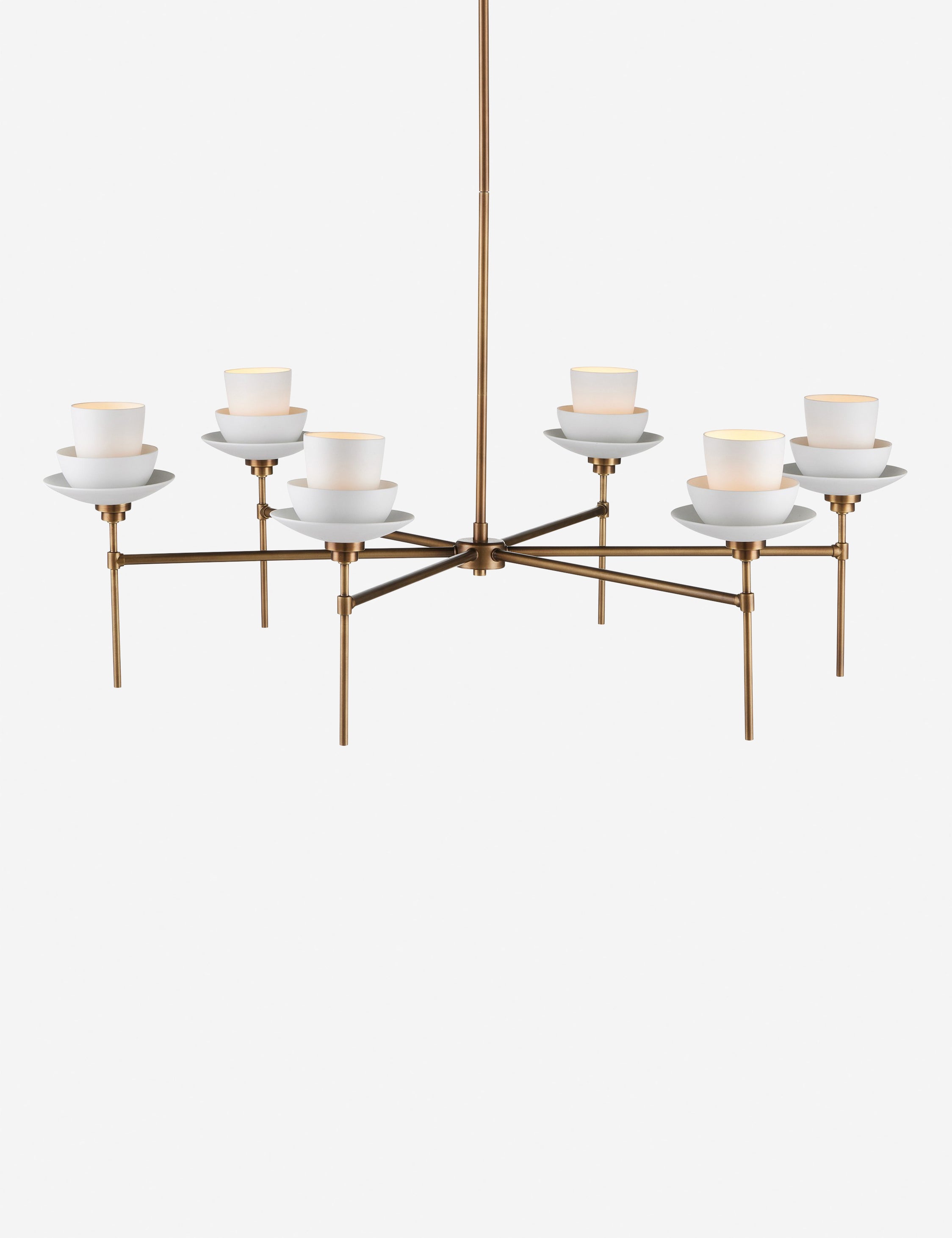 Alouette Crystal Chandelier - Elegant Modern Ceiling Light Fixture for Dining Room, Living Room & Bedroom Decor