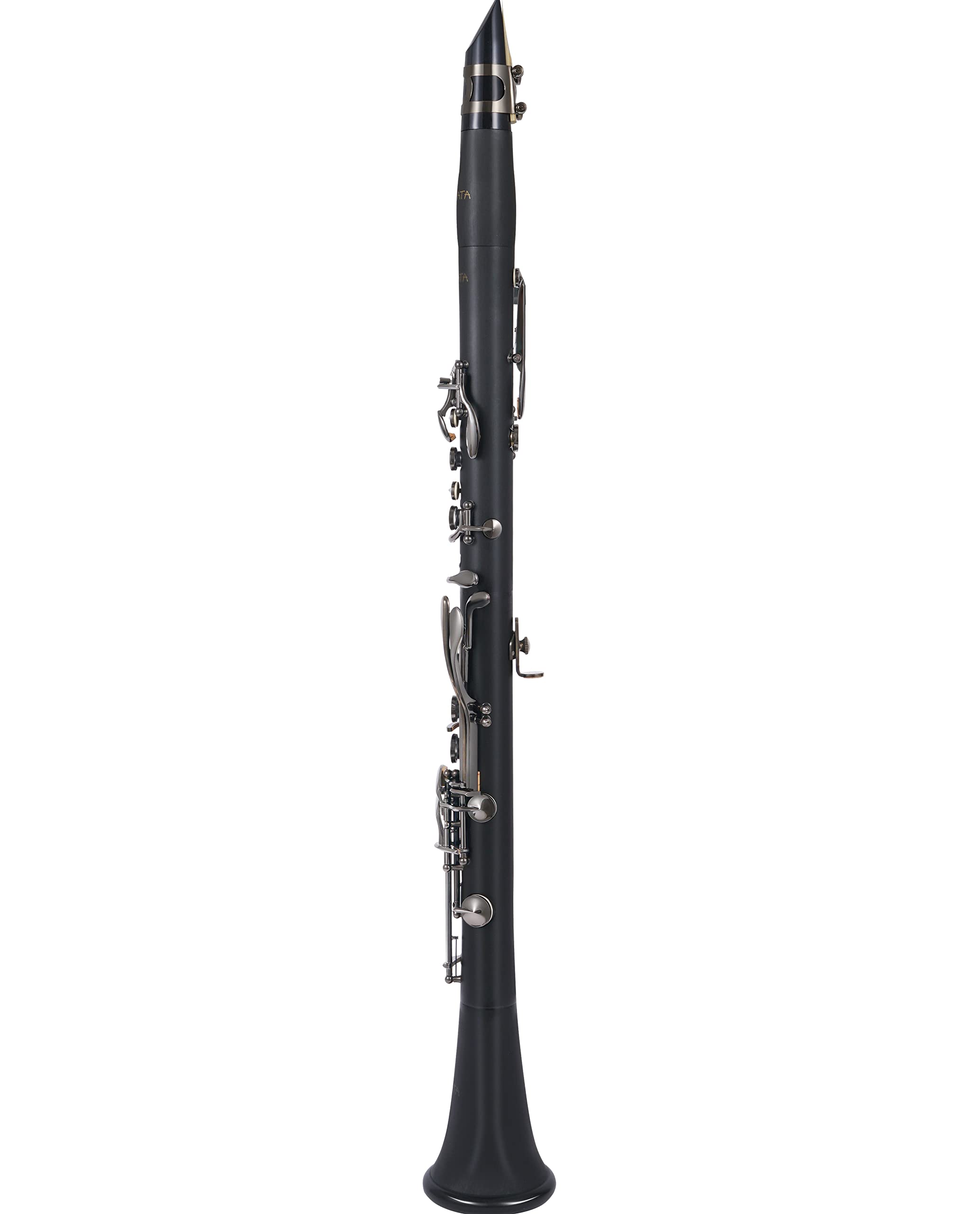 Professional B Flat Clarinet for Students - Black Nickel Plated with Reeds, Cleaning Kit & Durable Canvas Case | Perfect for School Bands, Music Lessons & Beginner Practice