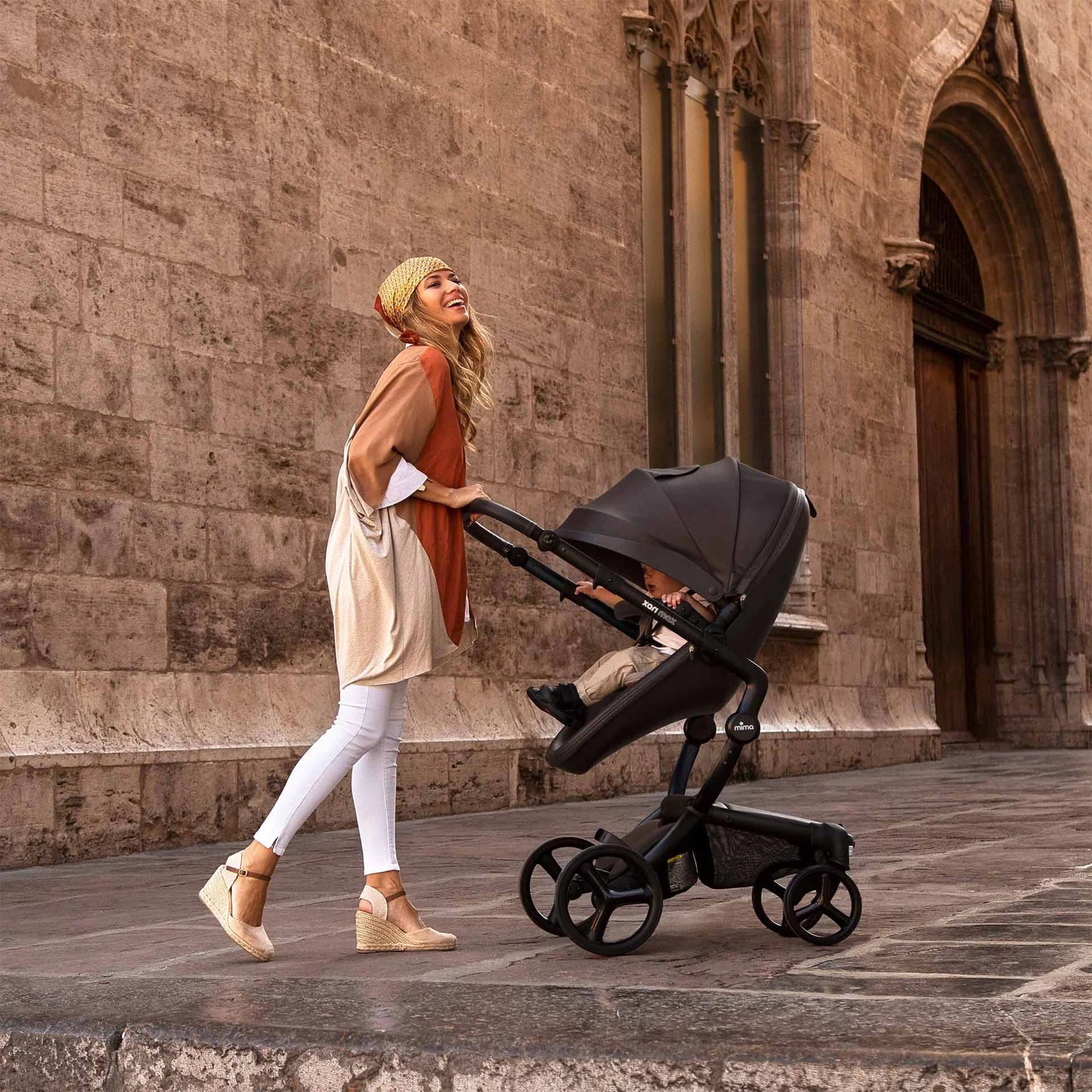 Mima Xari Max Stroller - Premium Baby Stroller with Adjustable Seat & Large Canopy | Perfect for Travel, Shopping & Daily Walks