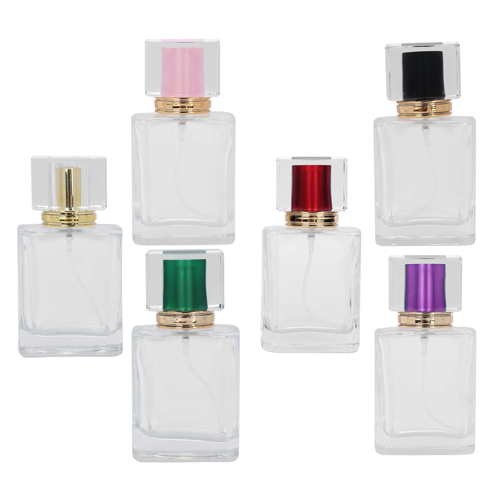 Refillable Perfume Bottle - Portable Travel Perfume Dispenser with Sprayer for Women & Men | Perfect for Makeup, Powder Room Display & On-the-Go Use