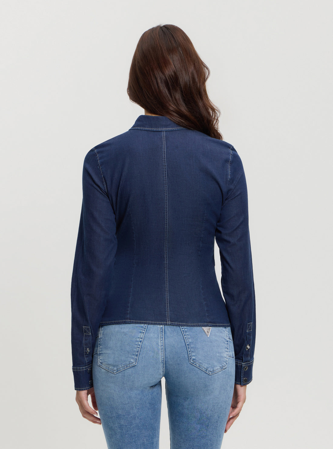 Blue Alisha Shirt for Women - Stylish Casual Button Down Top | Perfect for Office, Dating & Everyday Wear