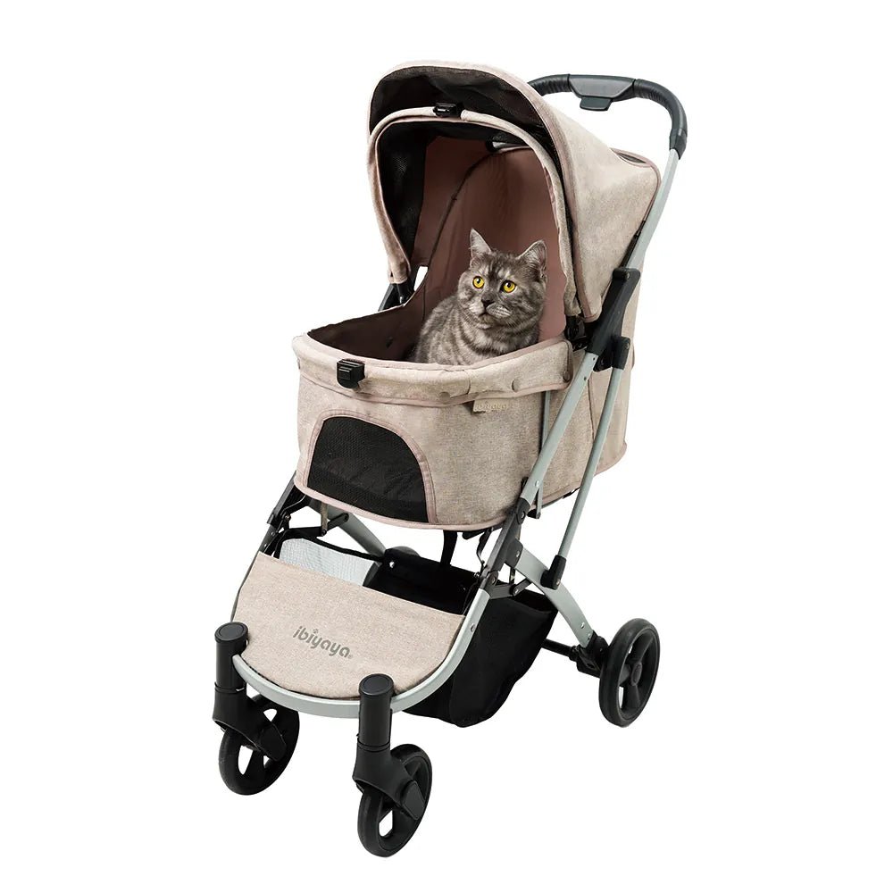 Evolution Speedy Fold Pet Stroller - Lightweight Foldable Dog Cat Rabbit Buggy Carrier for Small Pets - Perfect for Travel, Shopping & Outdoor Walks