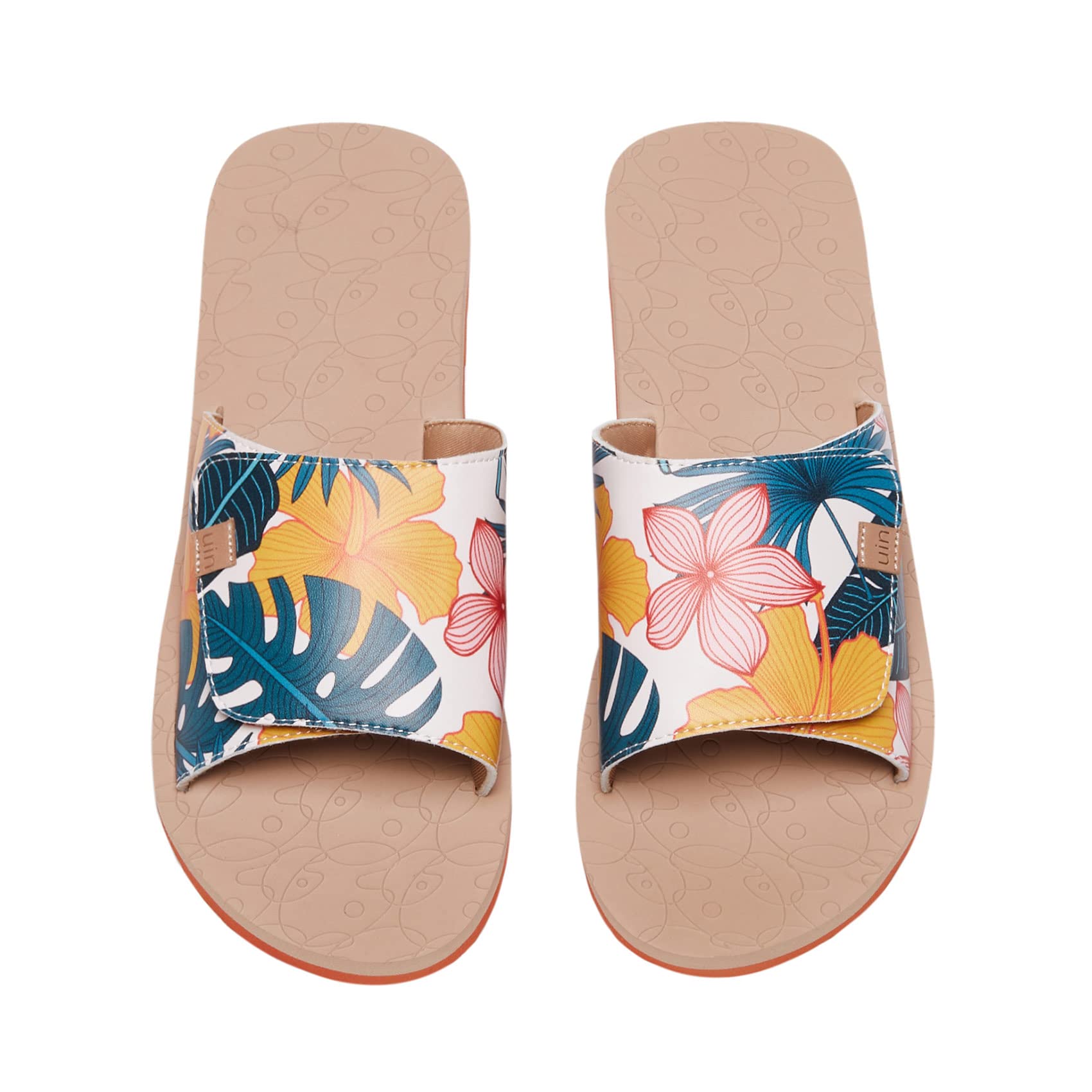 UIN Women's Flip Flops - Comfortable Non-Slip Thong Sandals for Beach, Summer & Travel | Hand-Painted Art Design | Casual Slippers for Pool, Vacation & Outdoor Activities