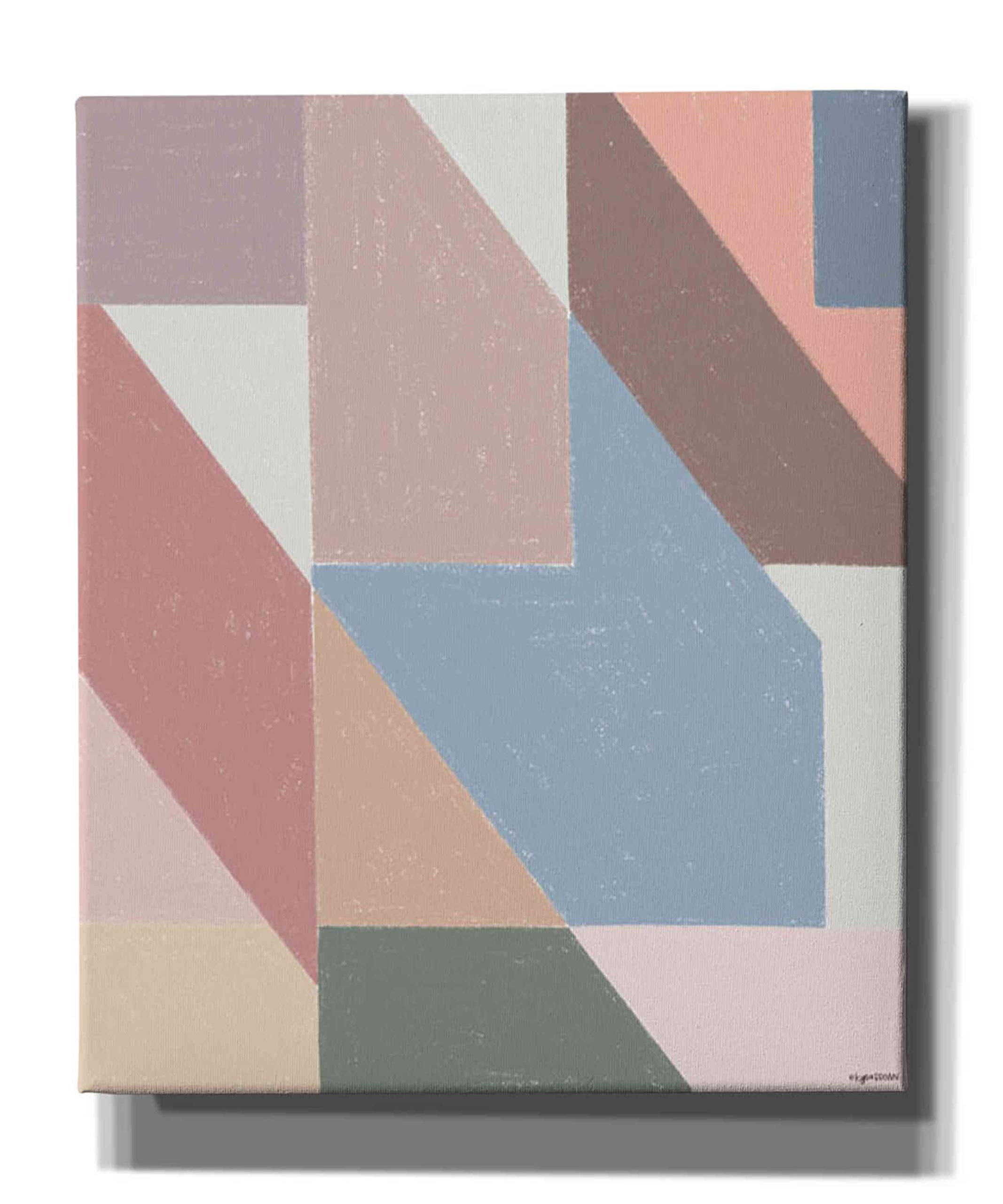 Epic Graffiti 'Chalk Pattern' by Kyra Brown - 20x24 Inch Canvas Wall Art for Modern Home & Office Decor - Perfect for Living Room, Bedroom or Creative Workspace