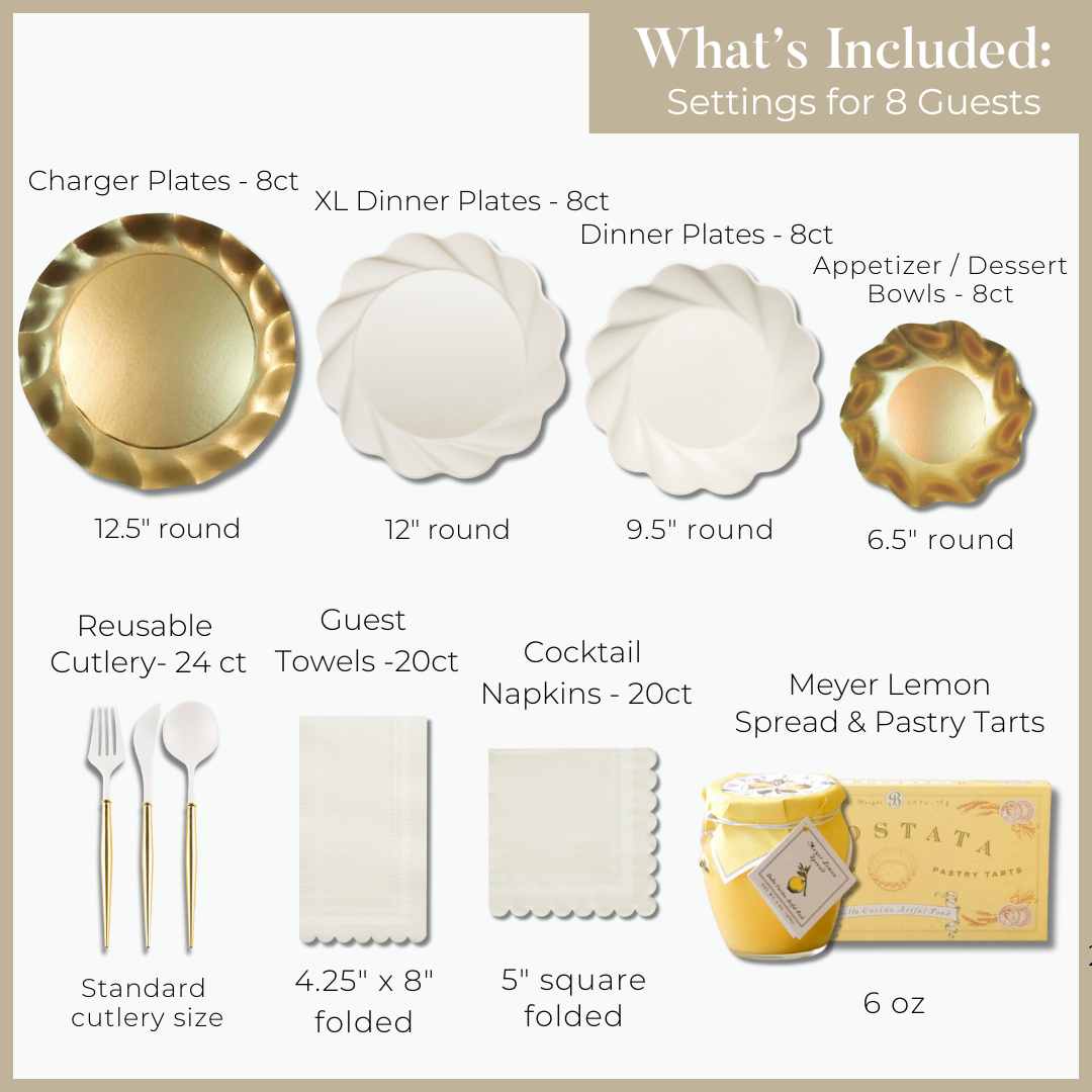 Elegant Cream & Gold Sukkot Tablescape Set - Premium Holiday Table Decor for Jewish Festivals & Celebrations - Perfect for Sukkot Dinners, Family Gatherings & Special Occasions