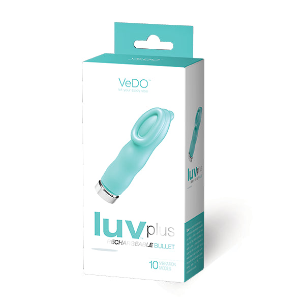 Luv Plus Rechargeable Vibrator - Tease Me Turquoise Adult Toy for Women, Powerful & Quiet Personal Massager - Perfect for Couples Play & Solo Pleasure