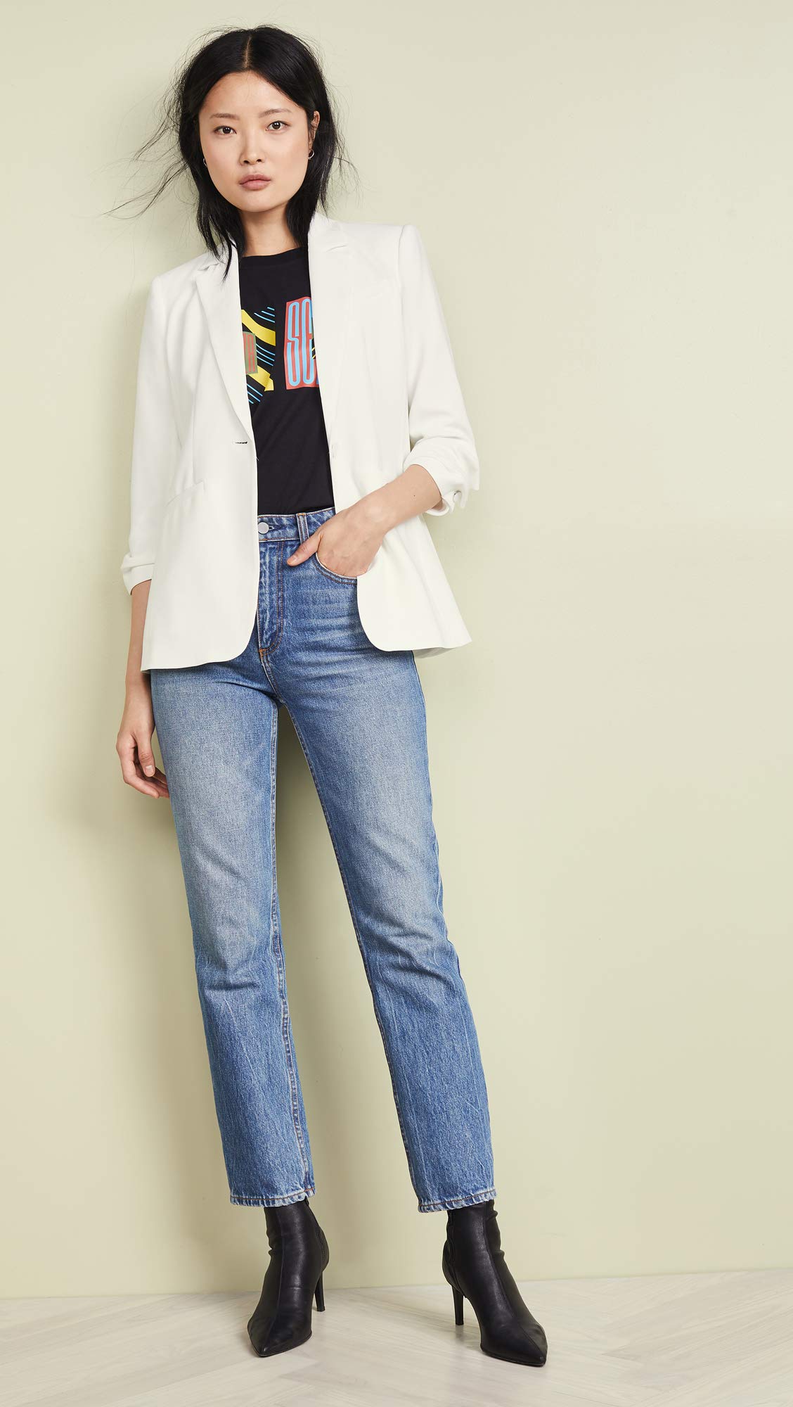 Cinq a Sept Women's Crepe Khloe Blazer - Elegant Tailored Jacket for Work & Evening Wear | Office Outfits & Special Occasions