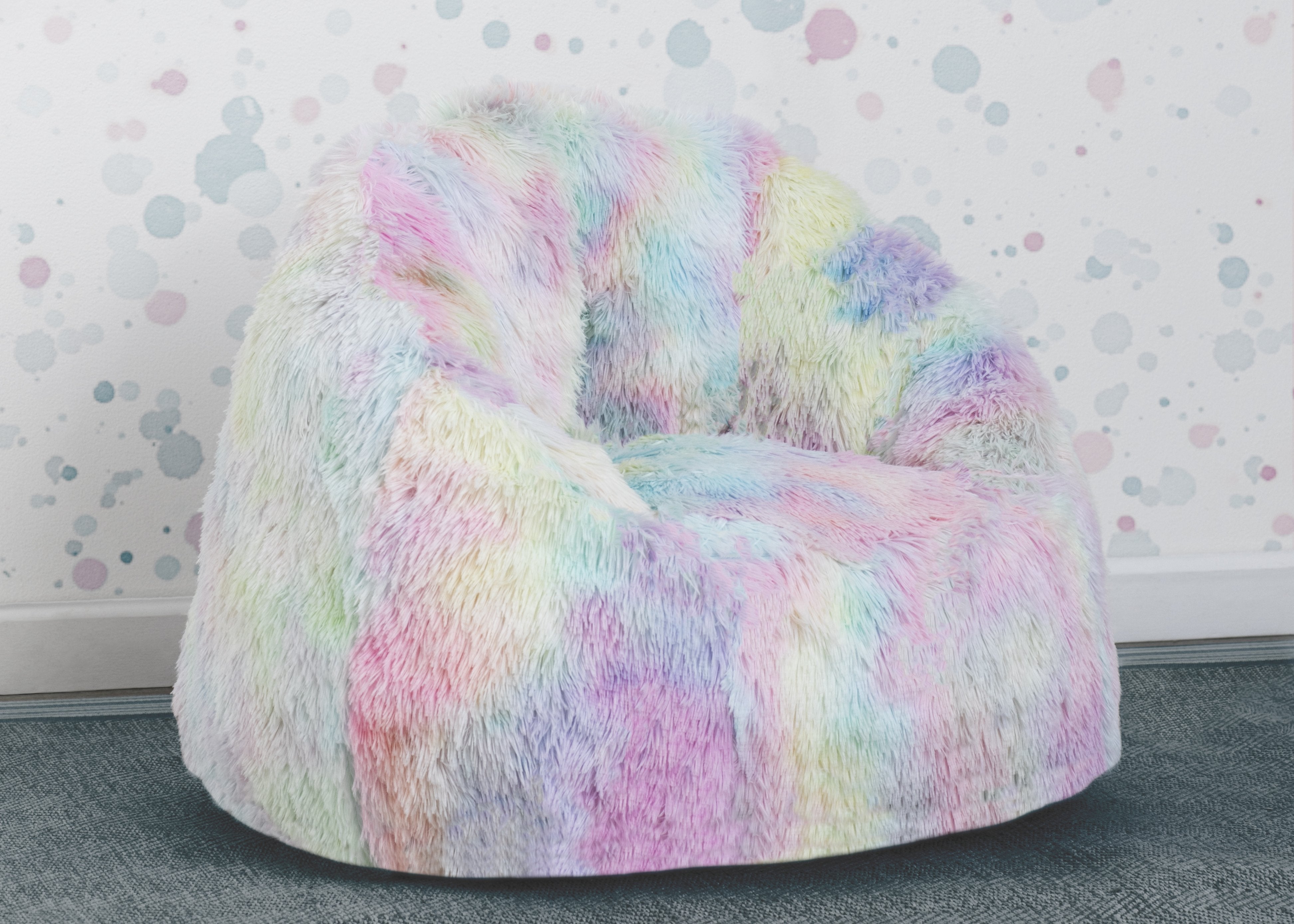 **Cozy Fluffy Kids Chair for Ages 2-10 – Soft Plush Armchair for Bedroom, Playroom & Reading Nook – Lightweight & Comfortable Toddler Chair**