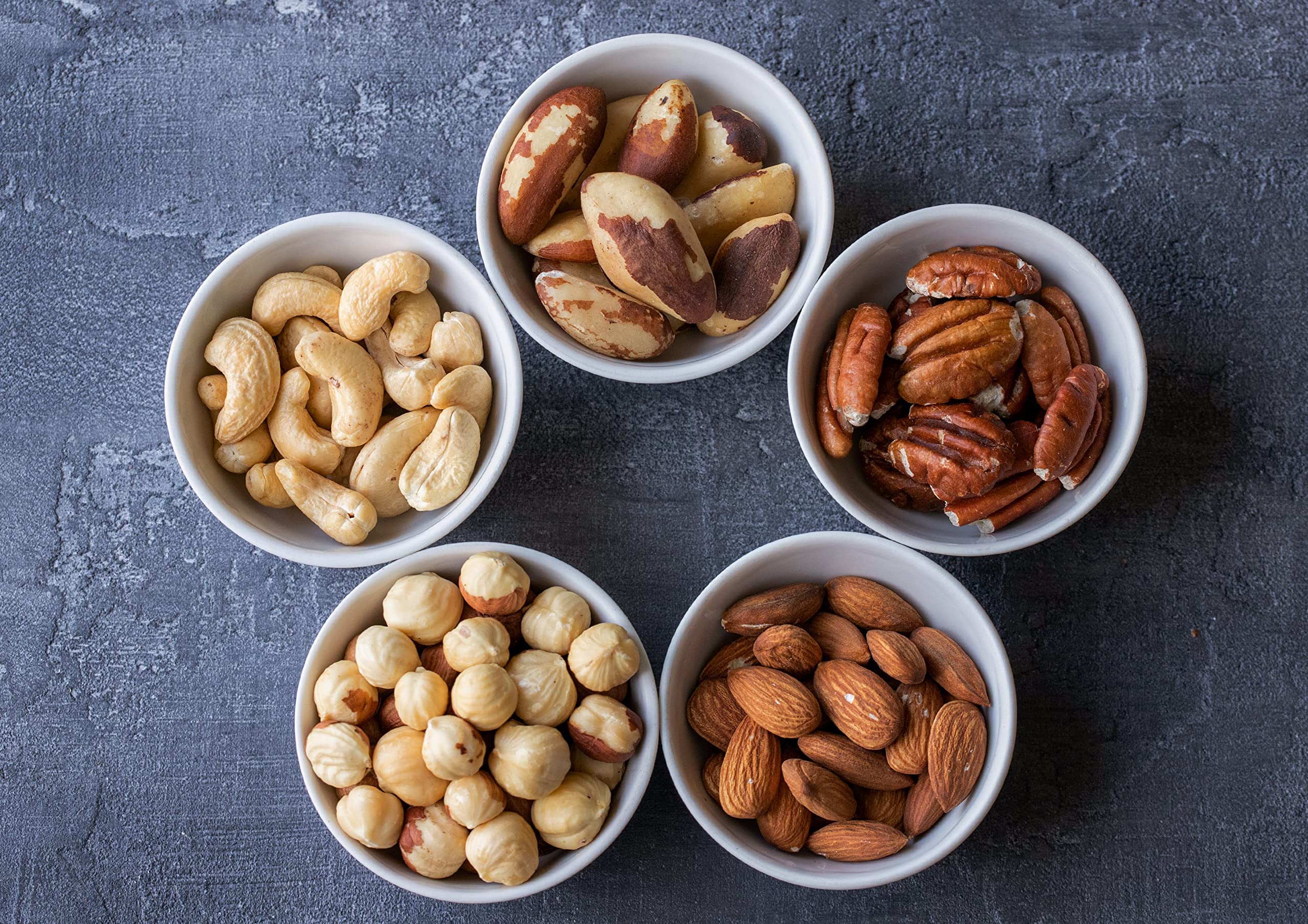 Food to Live Deluxe Unsalted Mixed Nuts, 8 lbs – Dry Roasted Pecans, Cashews, Hazelnuts, Almonds & Brazil Nuts | Vegan, Kosher, Bulk Snacks | High Protein & Fiber | Perfect for Healthy Snacking, Baking & Gift Baskets