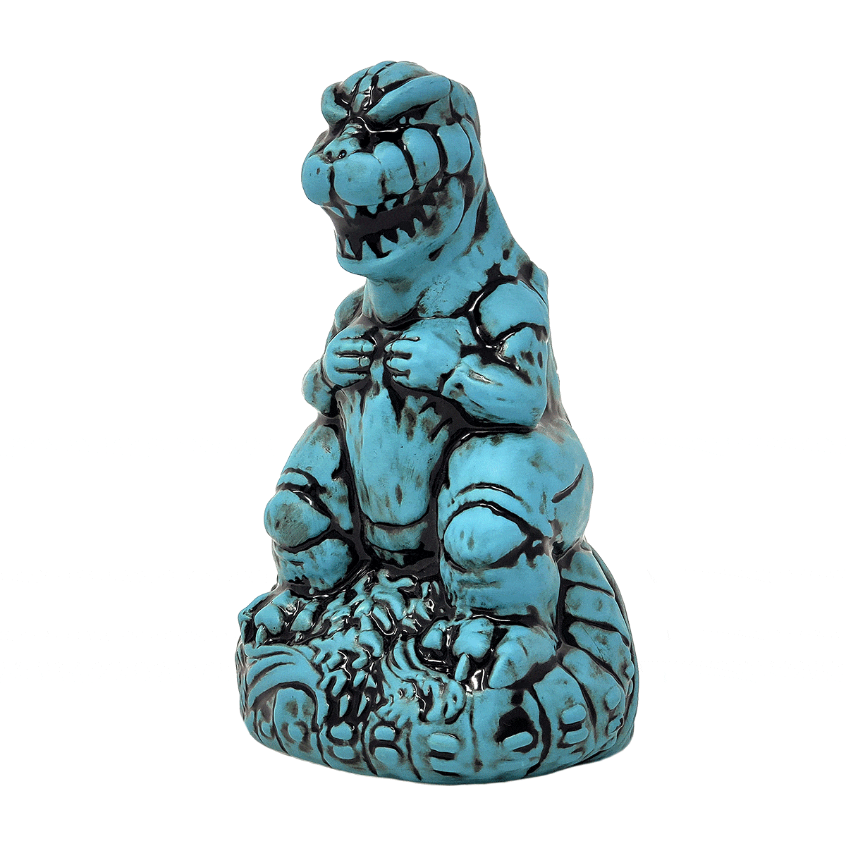 Godzilla 74 Tiki Mug - Heat Ray Variant Collectible Ceramic Cup | Limited Edition Pop Culture Drinkware for Home Bar, Themed Parties & Movie Nights