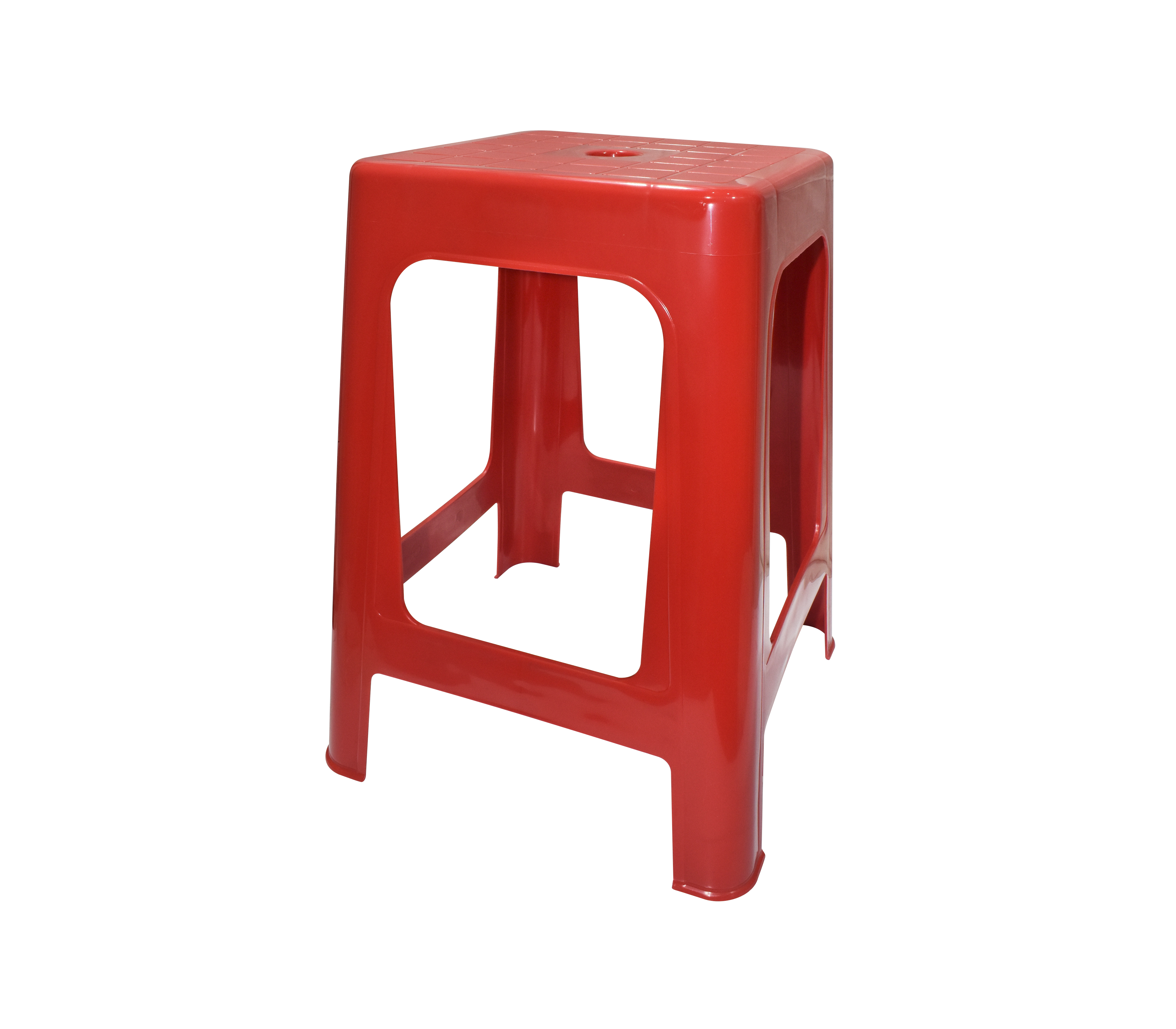 Stackable Plastic Stool by Manaplas - Lightweight, Durable & Space-Saving for Indoor/Outdoor Use - Perfect for Parties, Picnics & Small Spaces