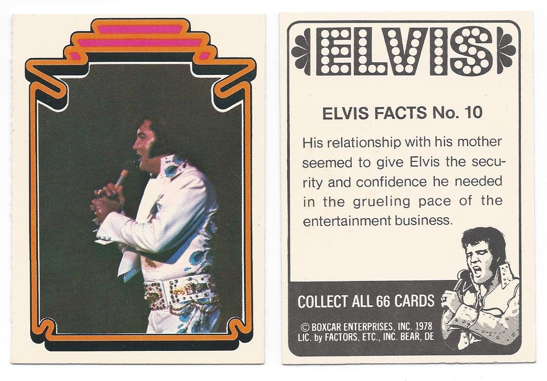 1978 Elvis Presley #10 Collectible Trading Card - Vintage Memorabilia for Fans & Collectors - Perfect for Display, Gifts, and Nostalgic Collections