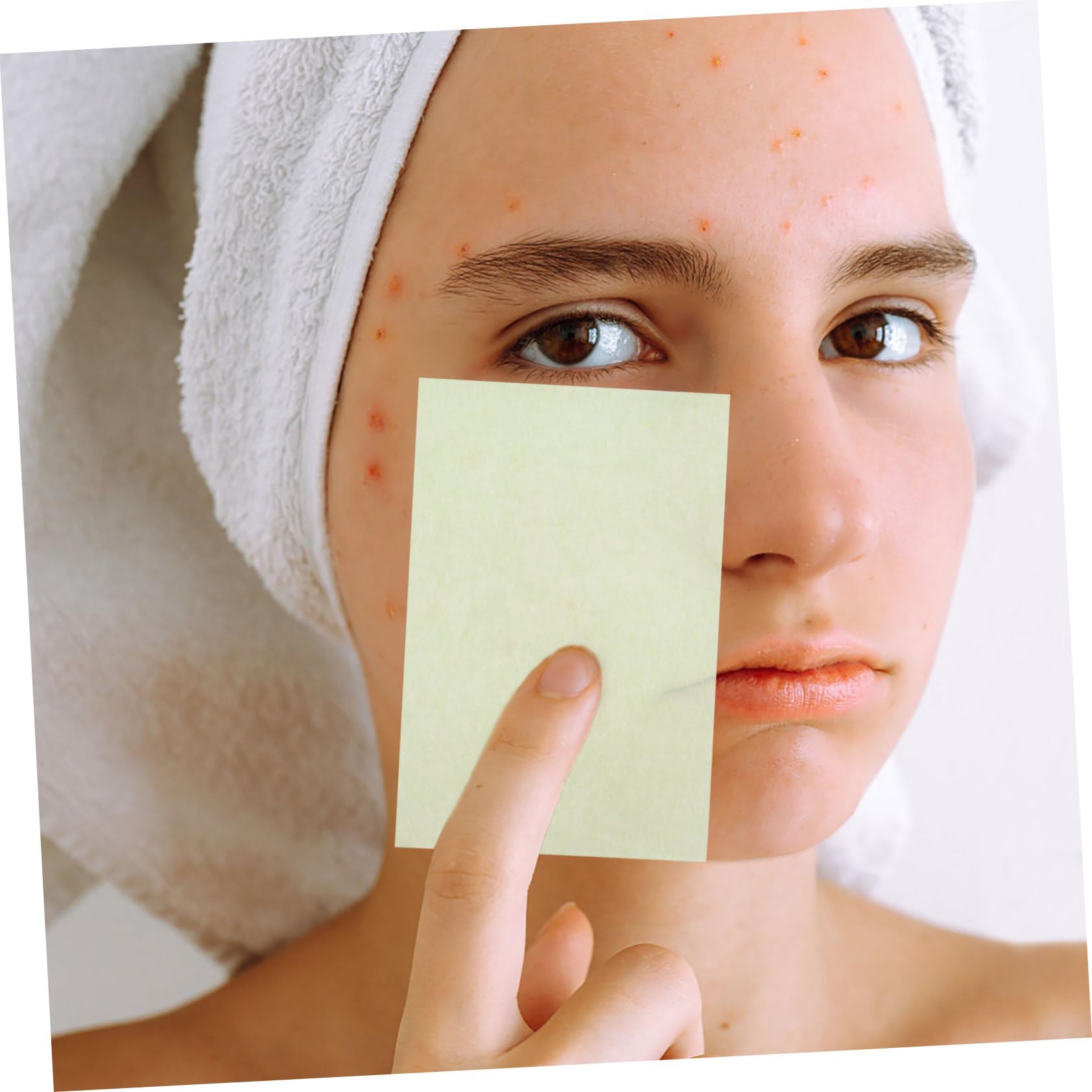 10 Pack Oil Absorbing Blotting Papers for Oily Skin - Clean & Clear DIY Makeup Blotting Sheets | Remove Excess Oil & Shine, Perfect for On-the-Go Touch Ups, Gym, and Travel