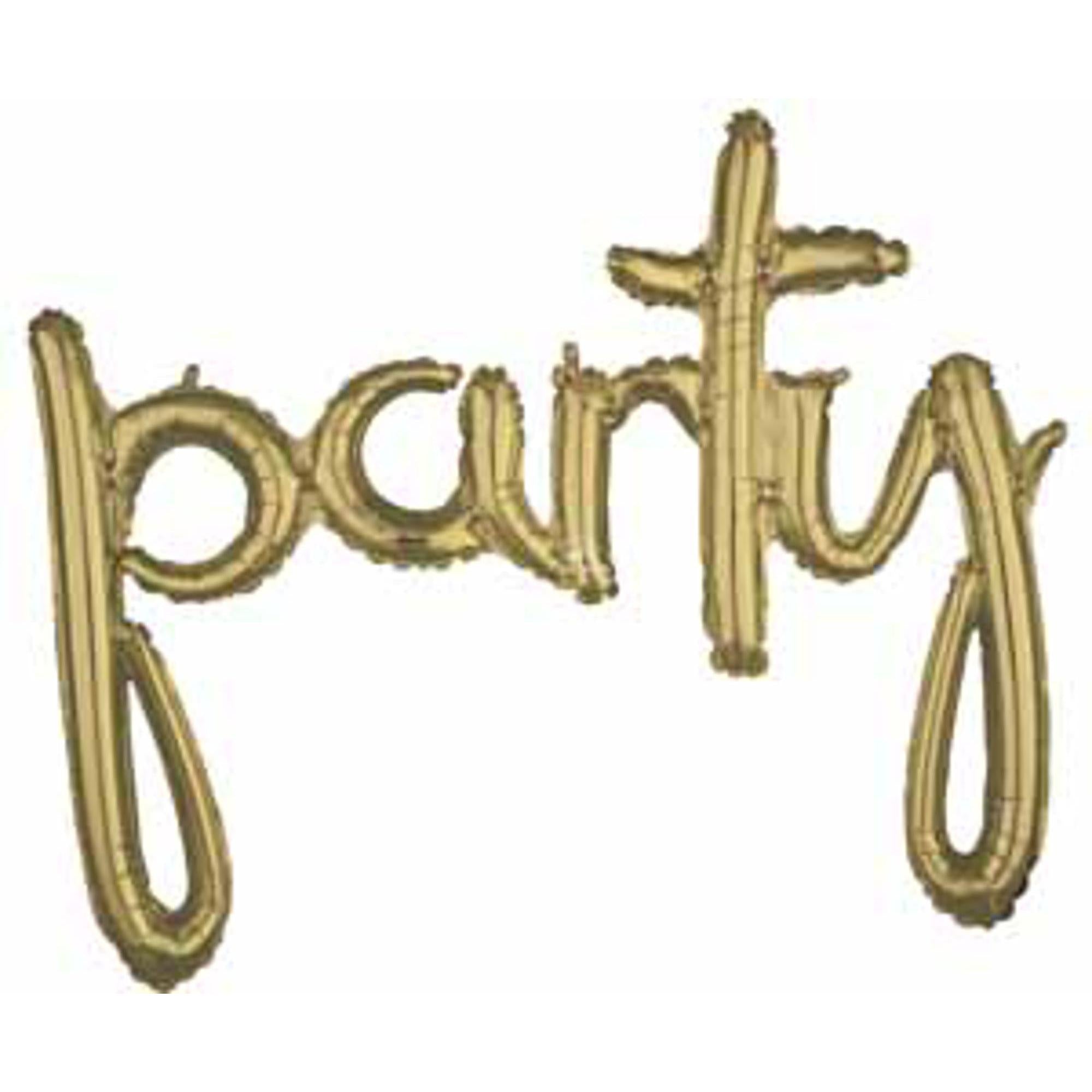 Elegant White Gold Party Decorations Set - G50 Ci:Script - Perfect for Weddings, Birthdays & Special Events