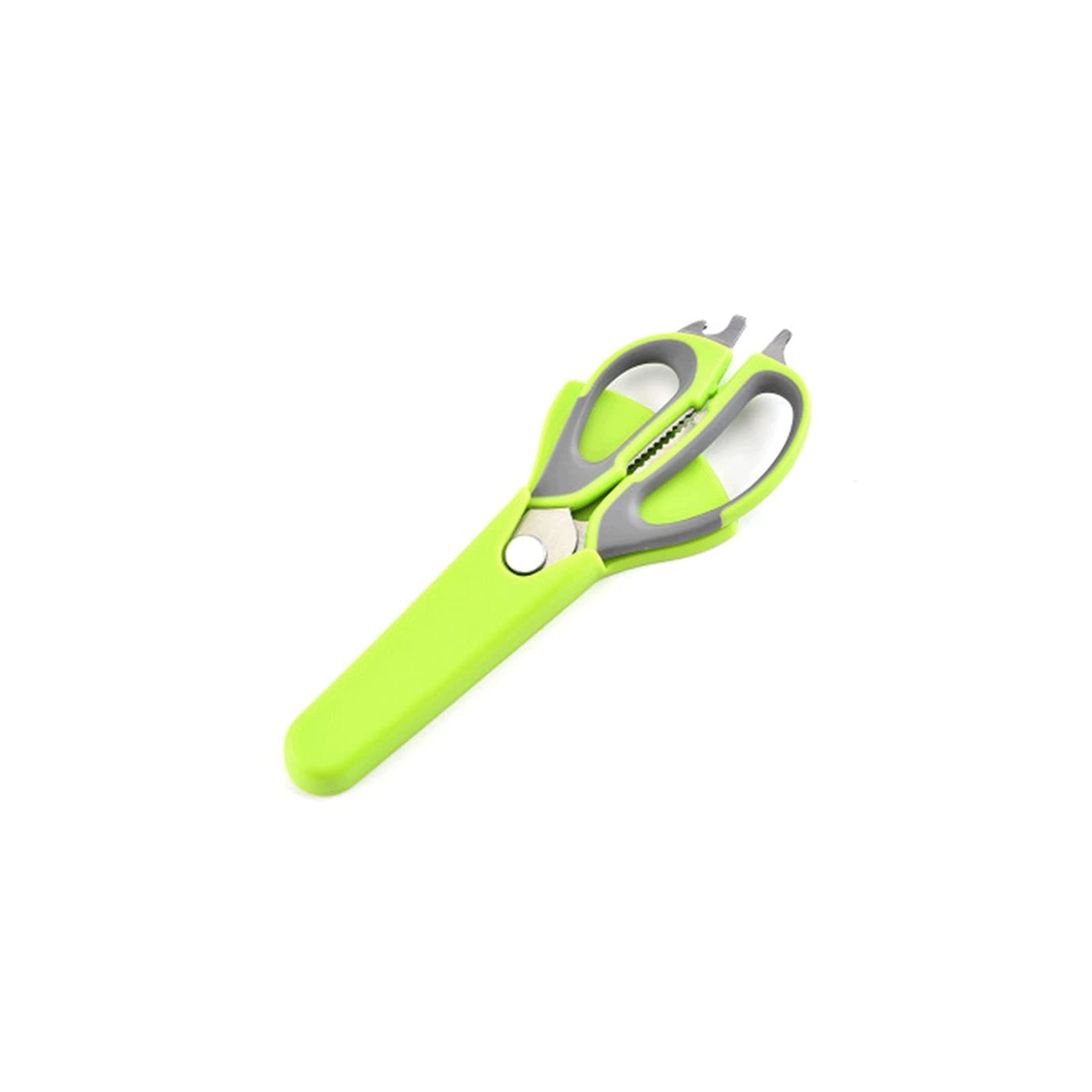 Premium Stainless Steel Kitchen Shears - Heavy Duty Scissors for Cutting Chicken Bones, Meat, Herbs & More - Magnetic Holder & Multi-Function Design - Perfect for Food Prep, Butchering & Cooking Tasks