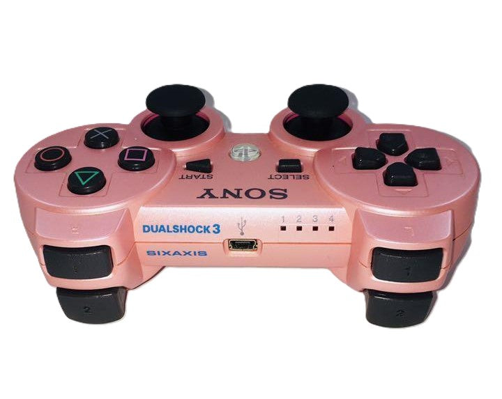 Original PlayStation 3 DualShock 3 Wireless Controller - Pink | Compatible with PS3 & PC | Ergonomic Design for Comfortable Gaming Sessions | Perfect for Home Entertainment & Multiplayer Gaming