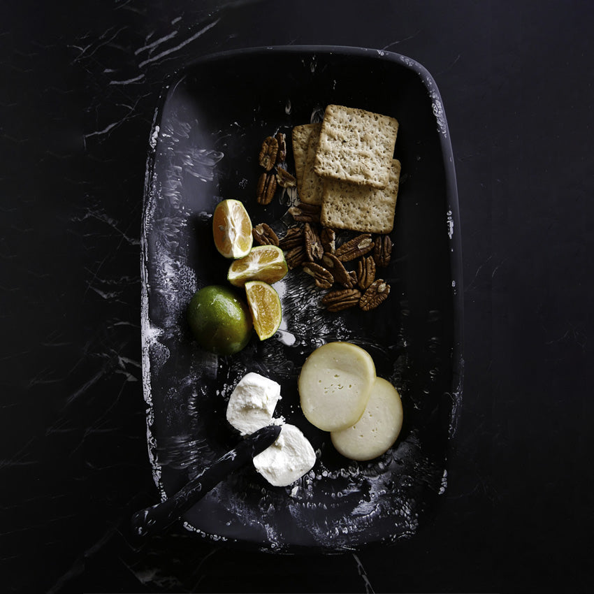 CDMX Design | Monica Calderon Studio Rectangular Resin Tray - Handmade Decorative Serving Tray for Jewelry, Keys & Home Decor | Perfect for Coffee Tables, Vanity Organizers & Gift Giving
