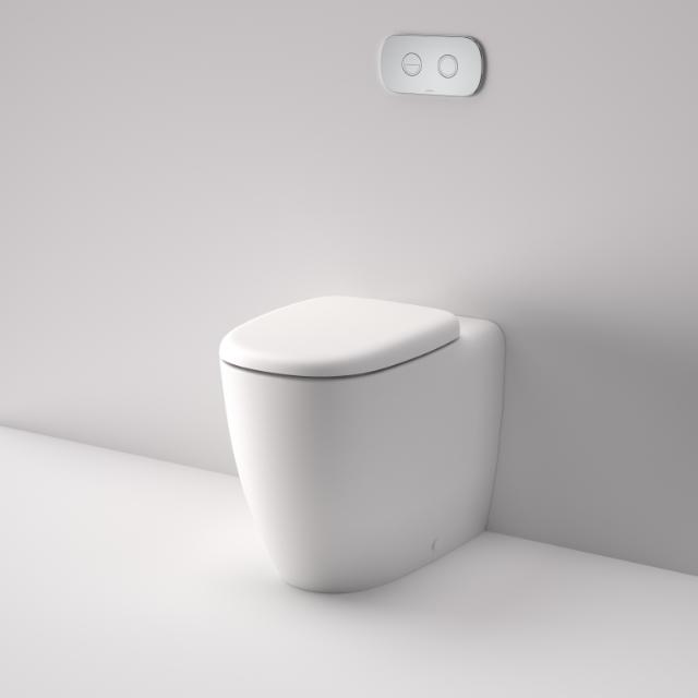 Caroma Contura II Cleanflush Invisi Series II Wall Mounted Toilet Suite in White - Modern Water-Saving Bathroom Solution for Homes & Commercial Spaces