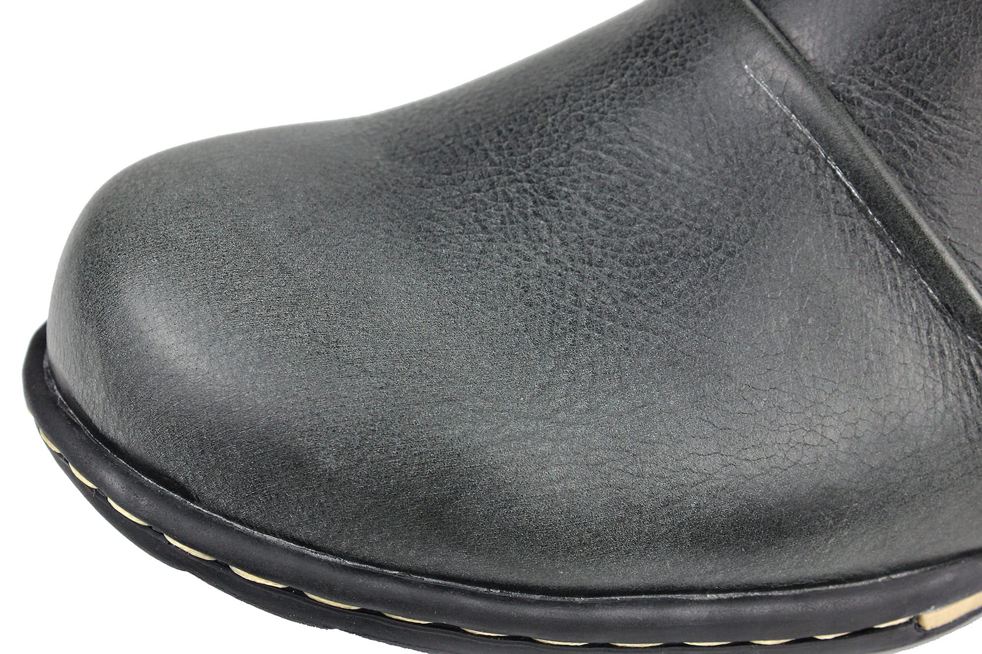 OSSTONE Men's Fashion Leather Chukka Boots - Zipper-Up Motorcycle Boots Casual Shoes OS-5008-1-ABNH | Perfect for Riding, Streetwear & Everyday Comfort